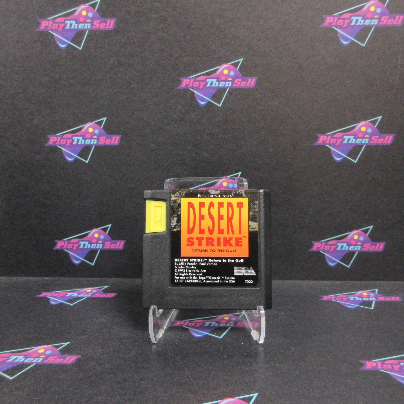 Desert Strike Sega Genesis Complete - Excellent