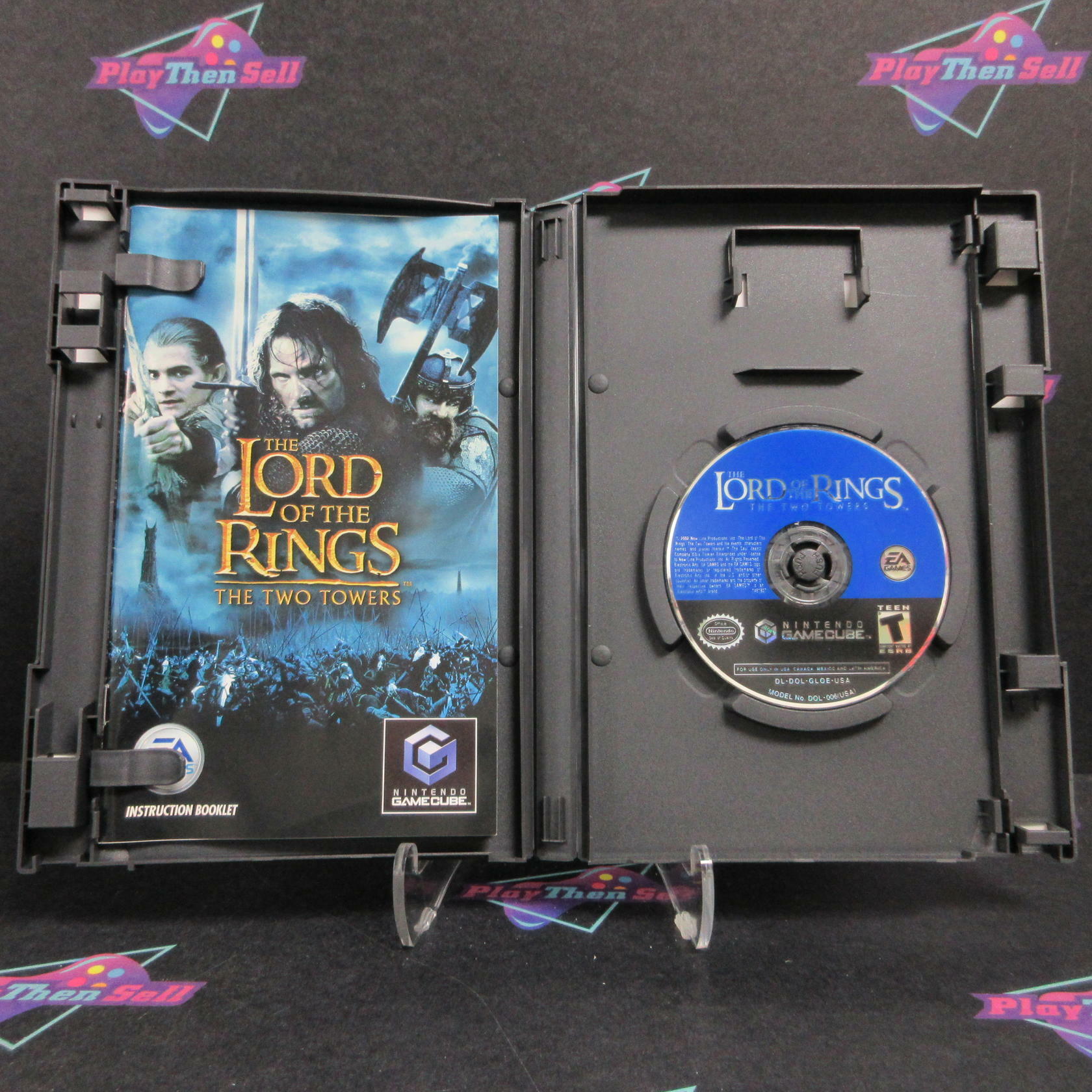 Lord of the Rings The Two Towers Nintendo GameCube Complete - Refurbished