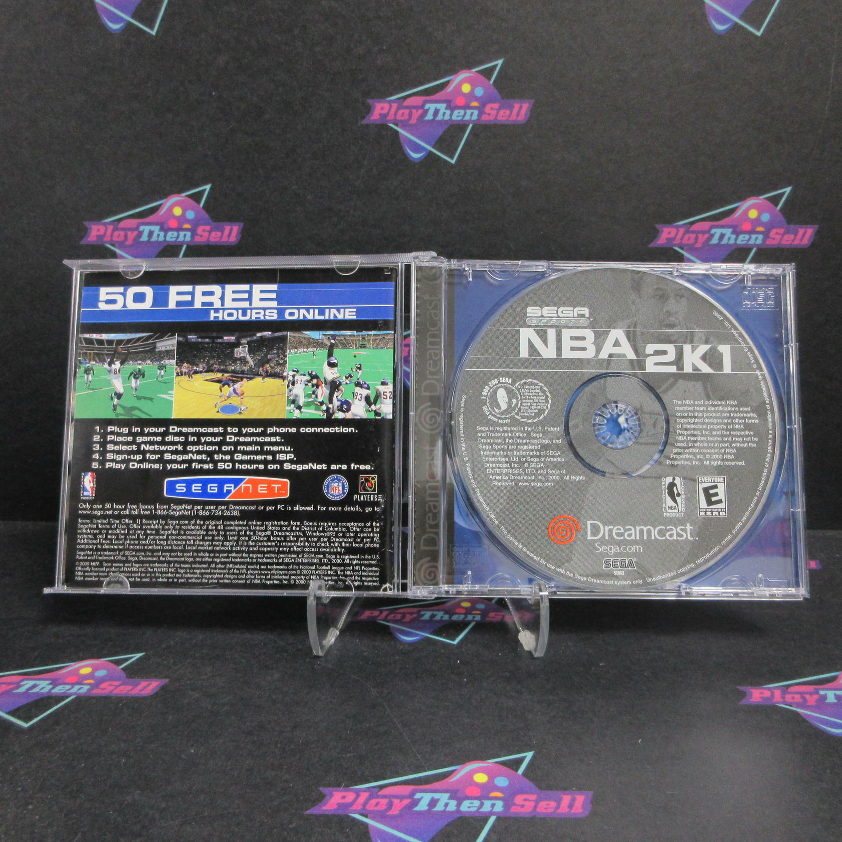 NBA 2K1 Sega Dreamcast Complete - Excellent