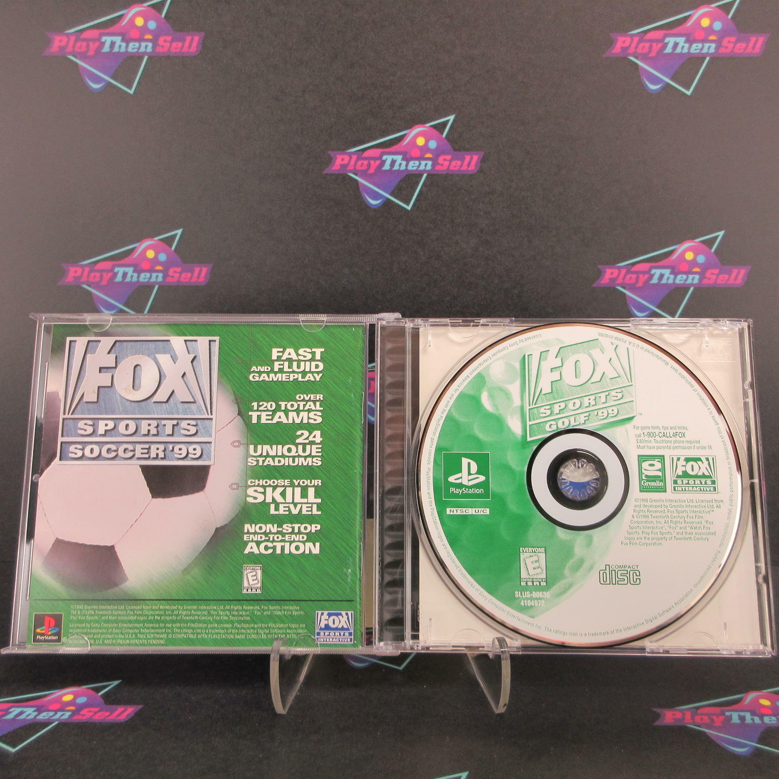 Fox Sports Golf '99 PS1 PlayStation 1 + Reg Card Complete - Excellent