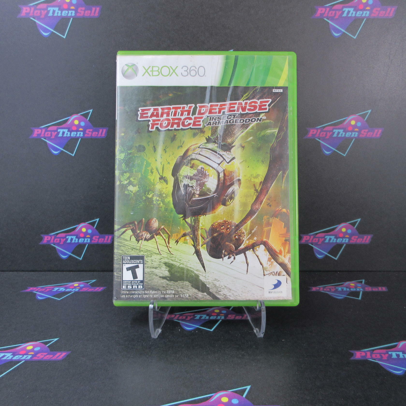 Earth Defense Force Insect Armageddon Xbox 360 AD/DD/NM - Very Good