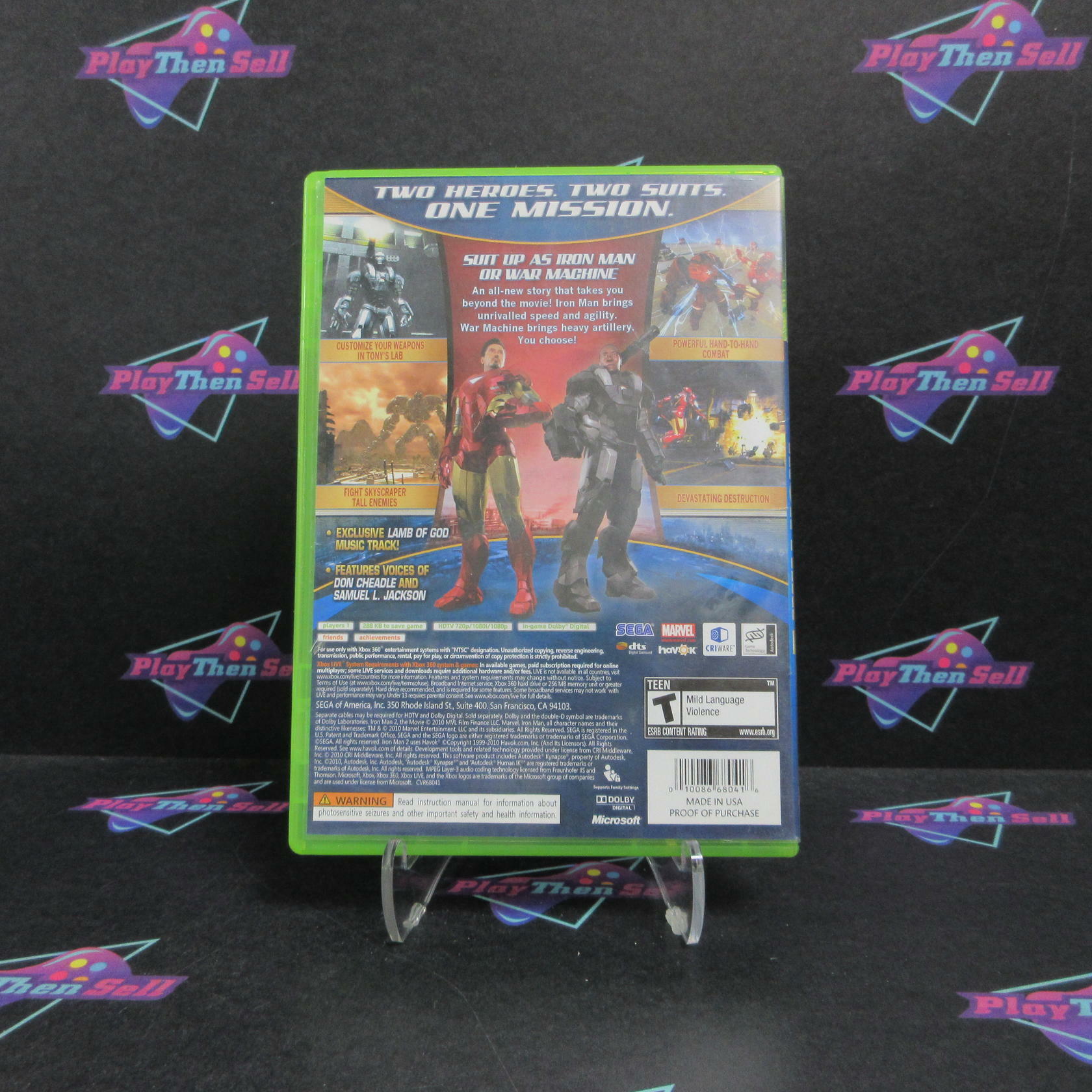 Iron Man 2 Xbox 360 AD/NM - Very Good