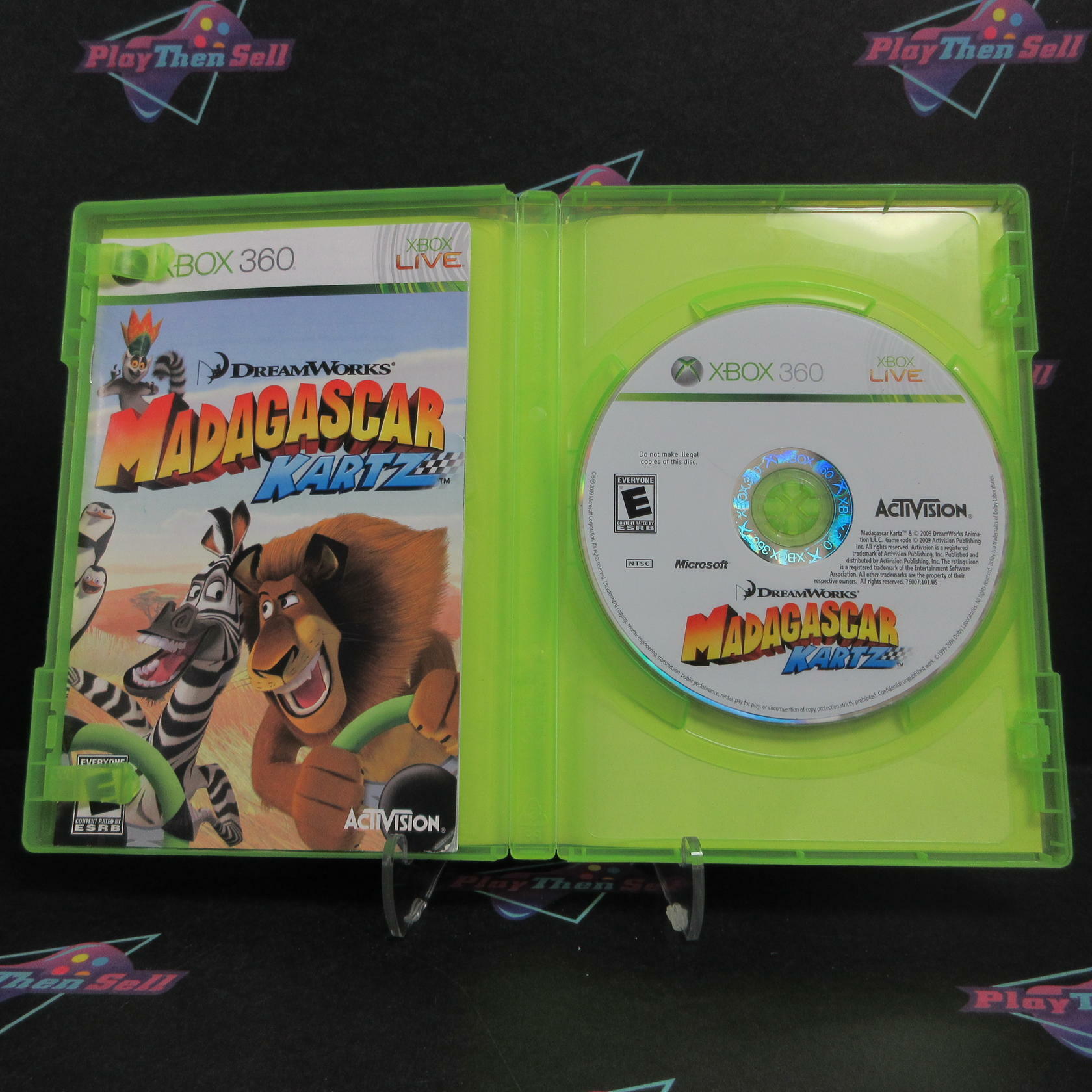 Madagascar Kartz Xbox 360 AD Complete CIB - Very Good