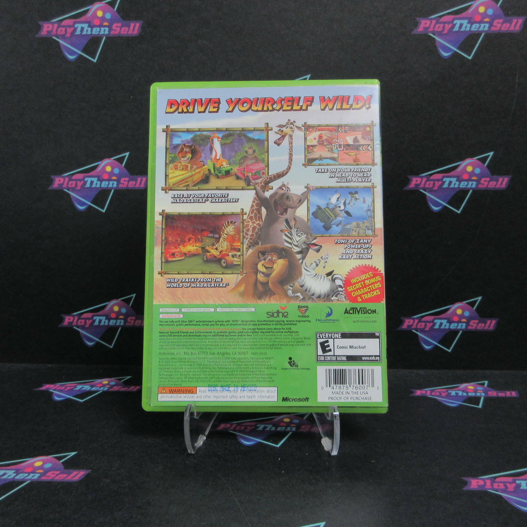 Madagascar Kartz Xbox 360 AD Complete CIB - Very Good