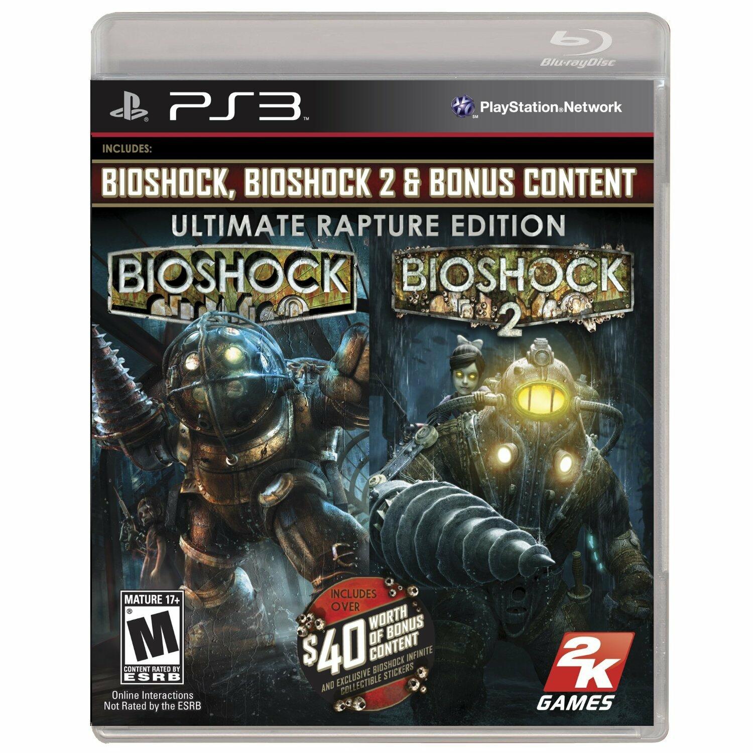 BioShock Ultimate Rapture Edition PS3 PlayStation 3 AD Complete CIB - Very Good