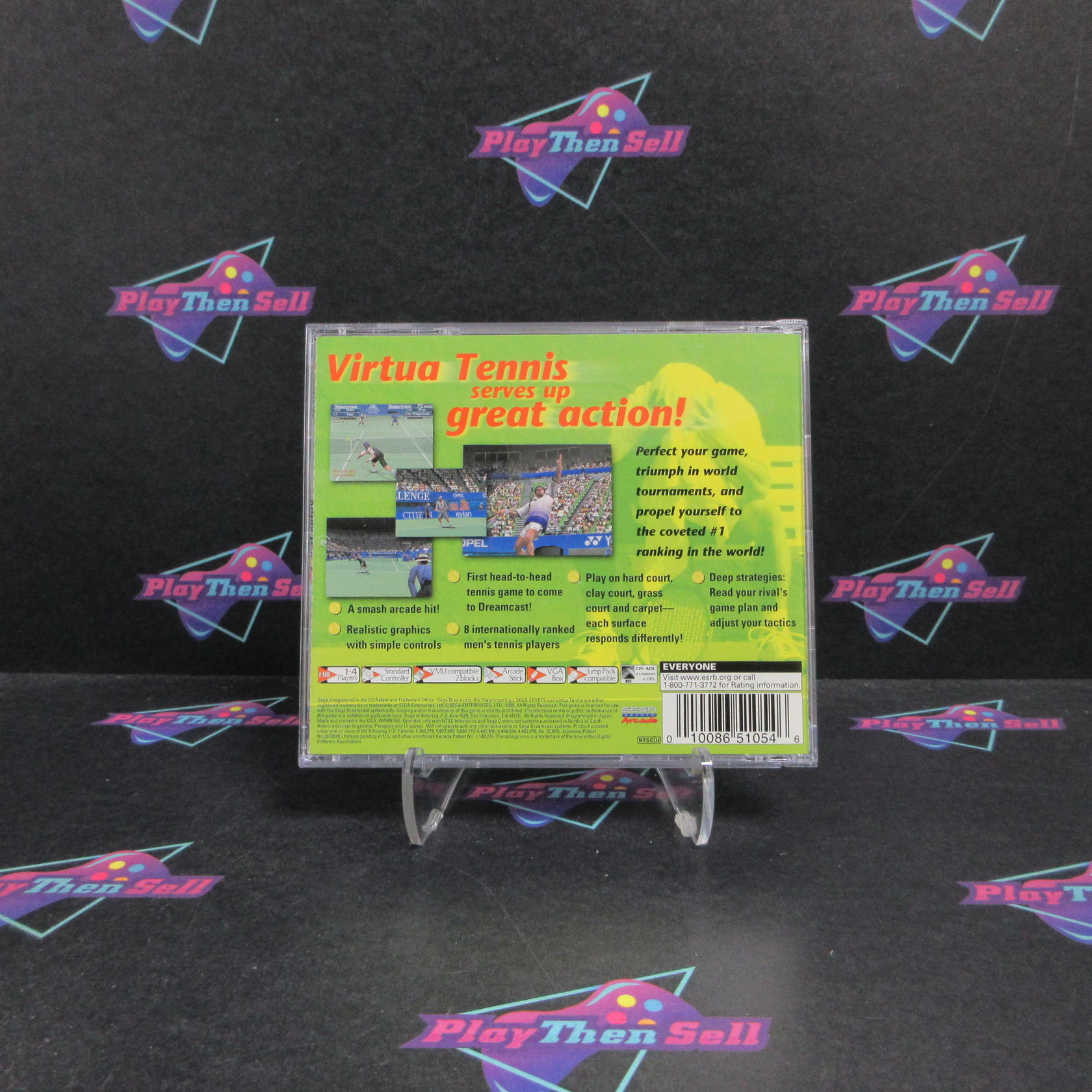 Virtua Tennis Sega Dreamcast Complete - Excellent