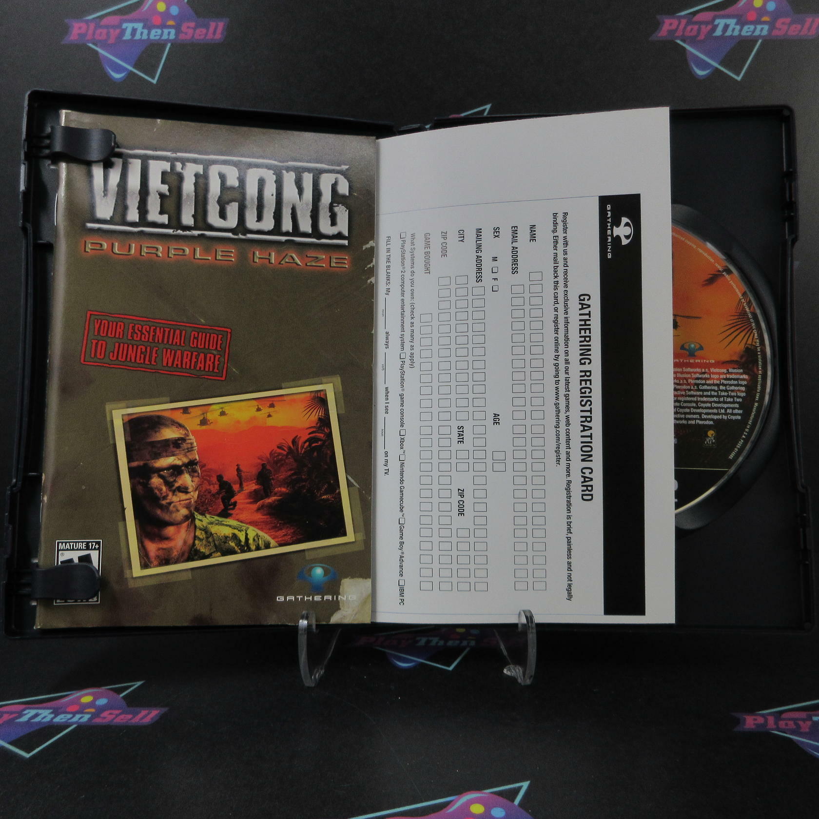 Vietcong Purple Haze PS2 PlayStation 2 + Reg Card Complete - Excellent