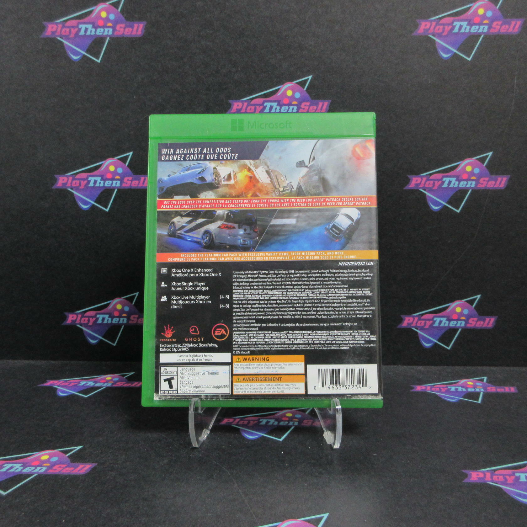 Need for Speed Payback Deluxe Edition Xbox One AD Complete CIB - Very Good