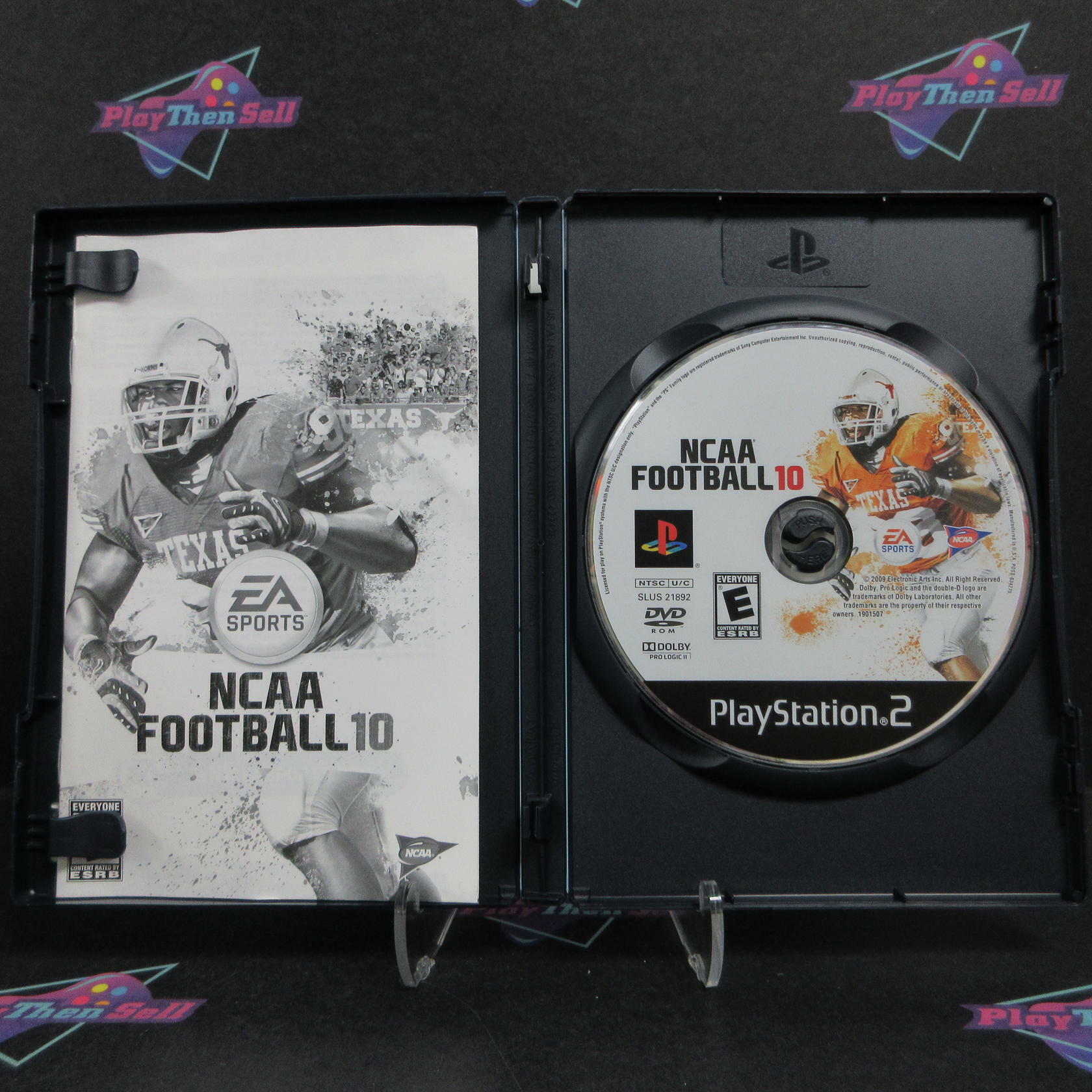 NCAA Football 10 PS2 PlayStation 2 Complete - Excellent