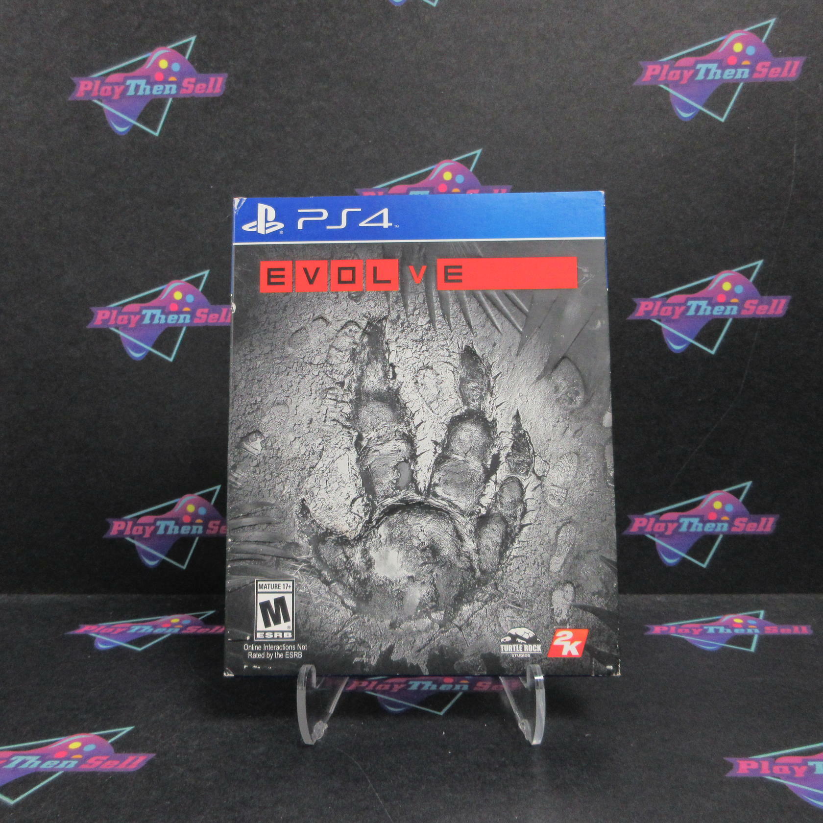 Evolve PS4 PlayStation 4 + Sleeve Complete - Excellent