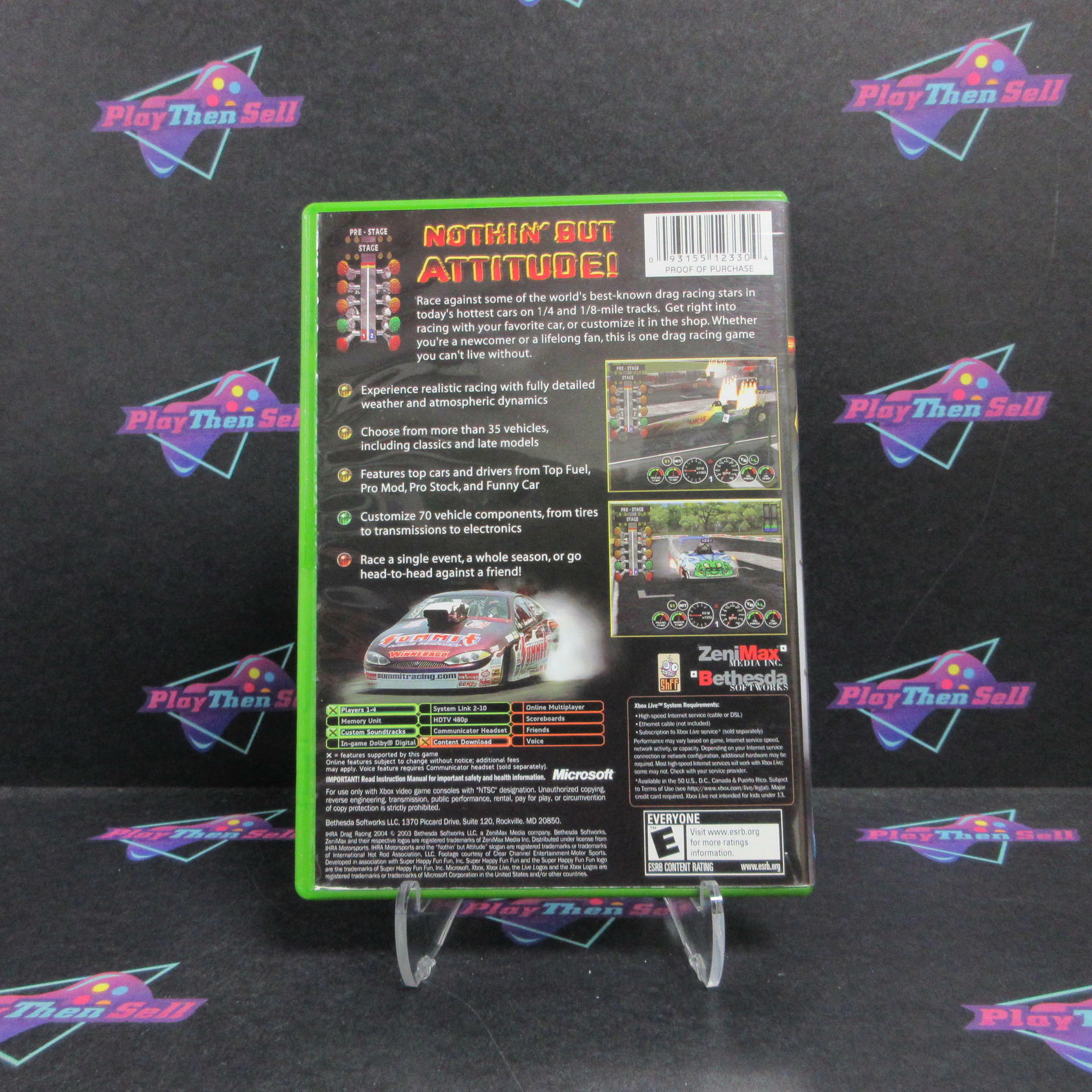 IHRA Drag Racing 2004 Xbox Complete - Refurbished