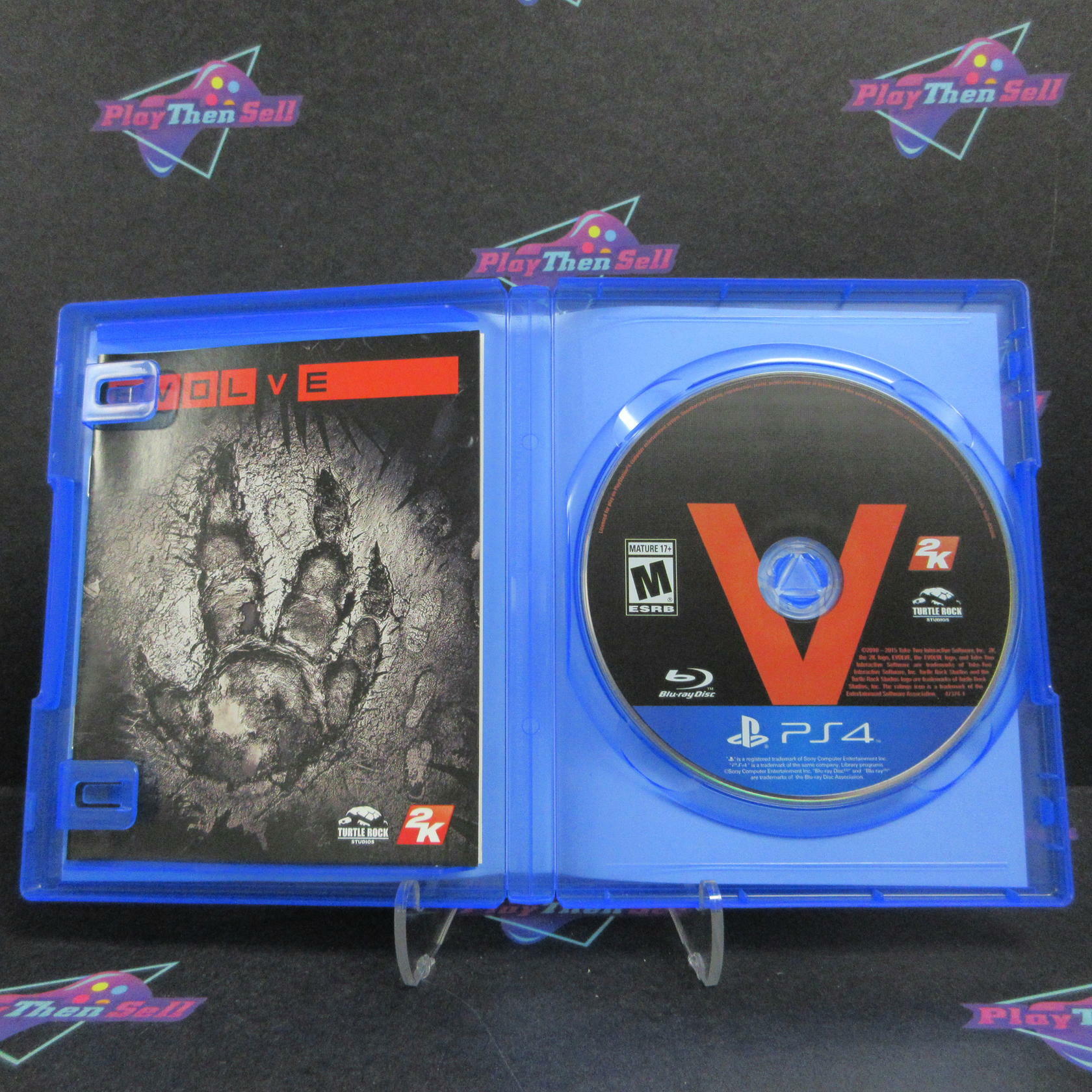 Evolve PS4 PlayStation 4 + Sleeve Complete - Excellent