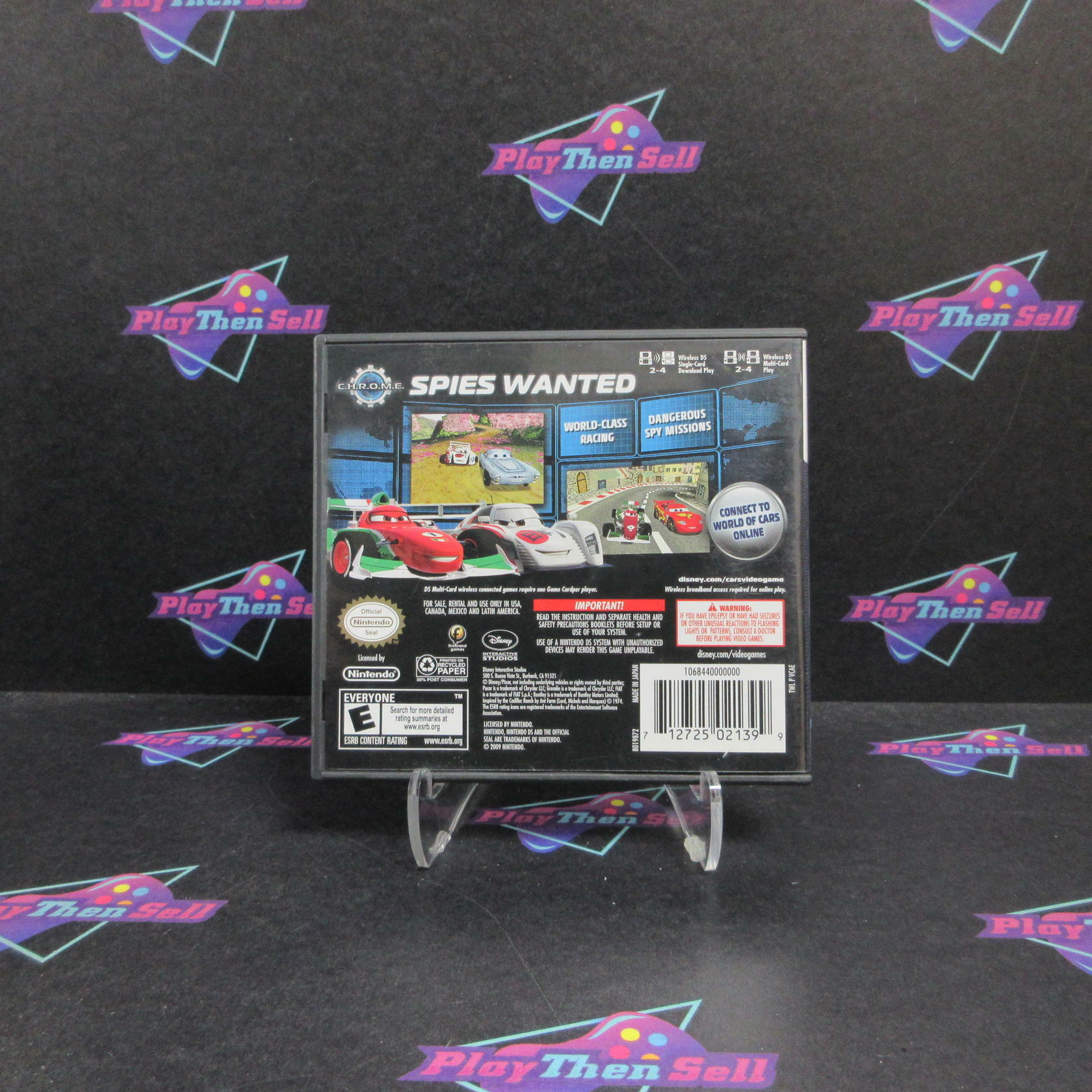 Cars 2 Nintendo DS + Poster Complete - Excellent