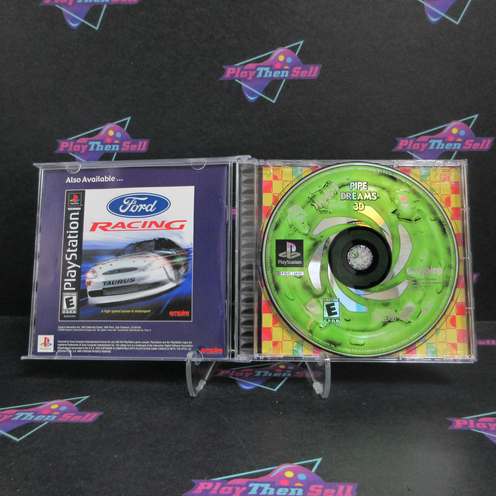 Pipe Dreams 3D PS1 PlayStation 1 + Reg Card Complete - Excellent
