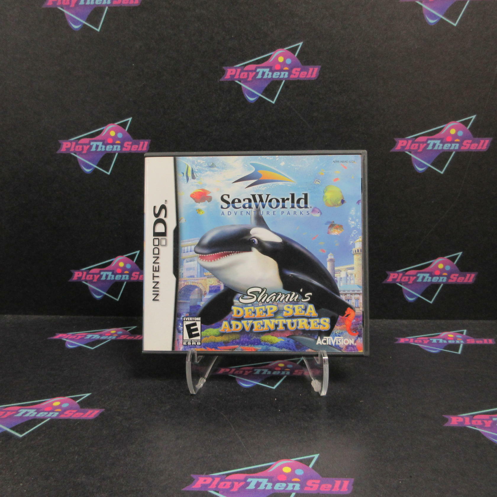 SeaWorld Adventure Parks Shamu's Deep Sea Adventure Nintendo DS CIB - Excellent