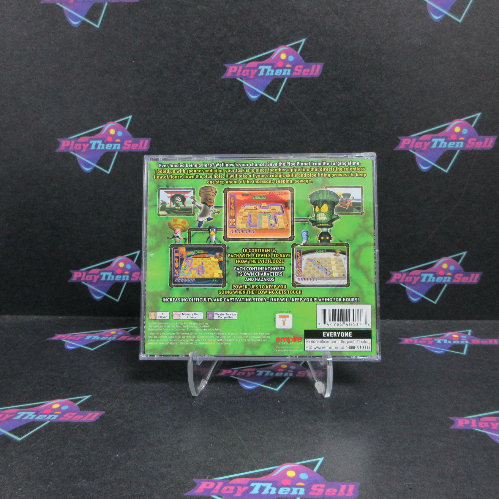Pipe Dreams 3D PS1 PlayStation 1 + Reg Card Complete - Excellent