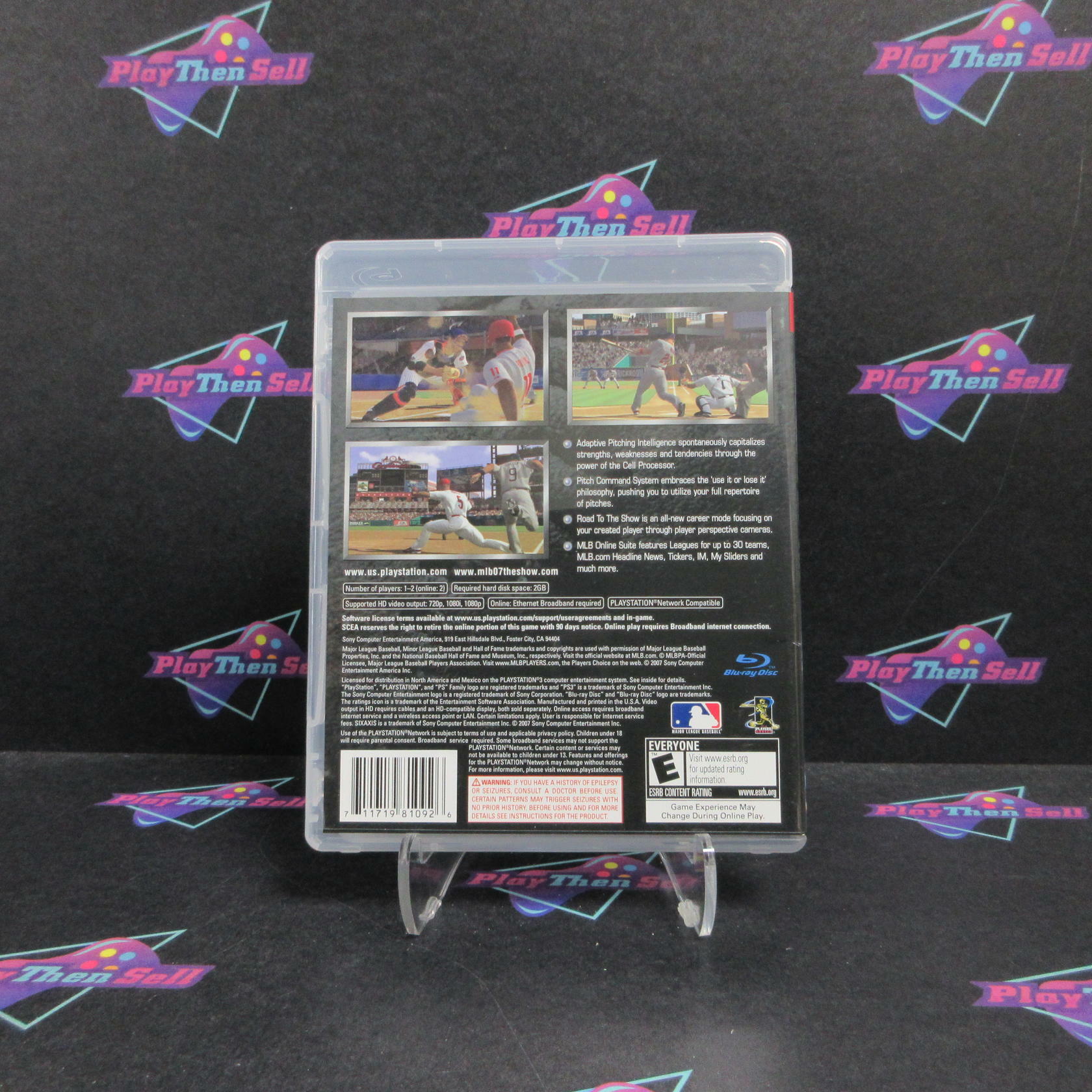 MLB 07 The Show PS3 PlayStation 3 + Reg Card Complete - Excellent