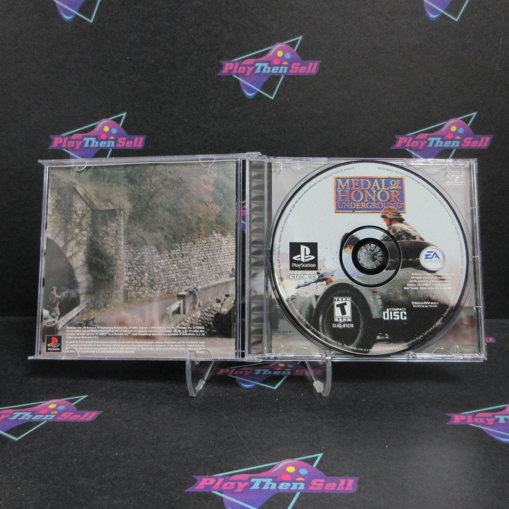 Medal of Honor Underground PS1 PlayStation 1 Complete - Excellent