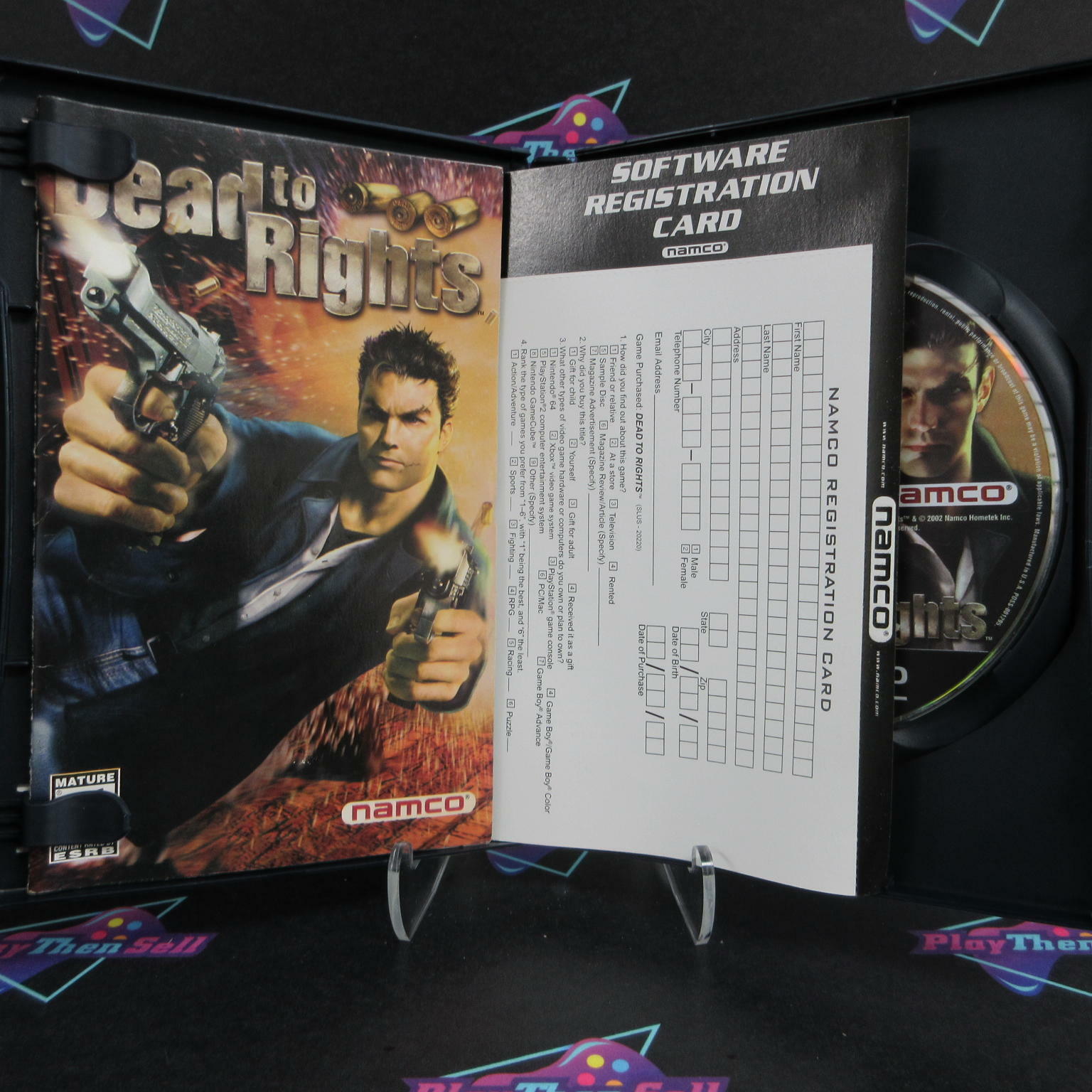 Dead to Rights PS2 PlayStation 2 + Reg Card Complete - Excellent