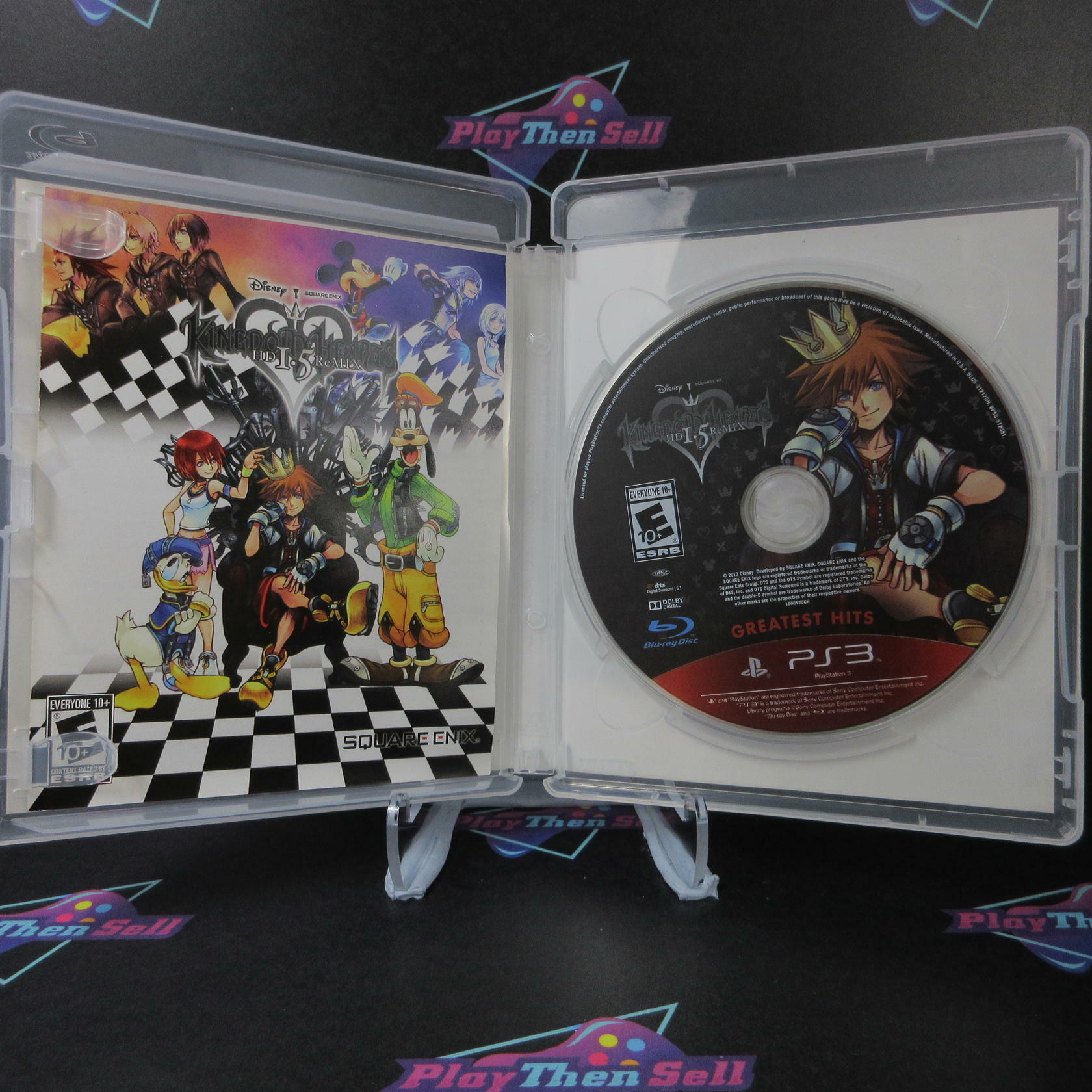 Kingdom Hearts HD 1.5 Remix PS3 PlayStation 3 GH Complete - Excellent