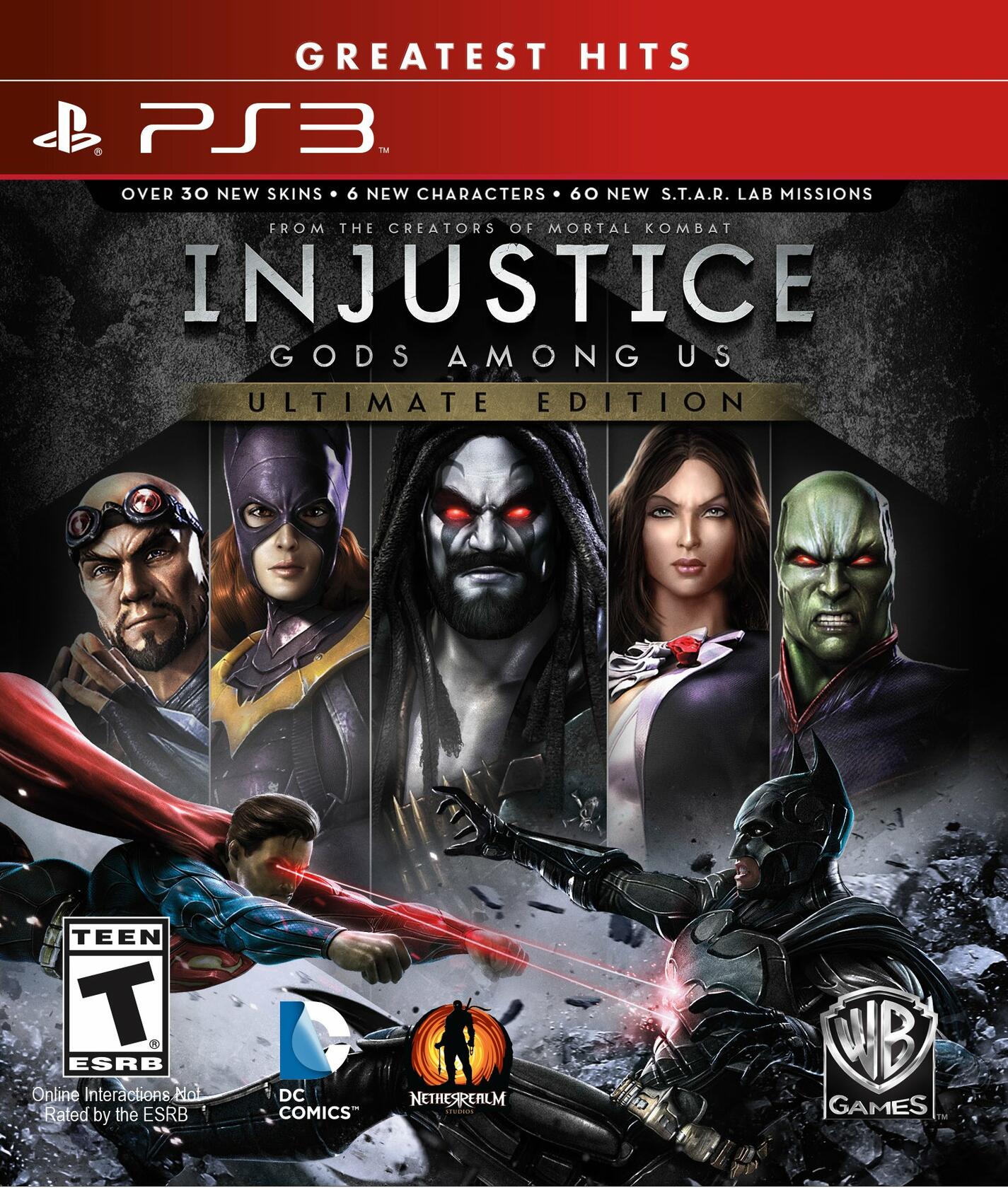Injustice Gods Among Us Ultimate Edition PS3 PlayStation 3 GH Complete - Very Good