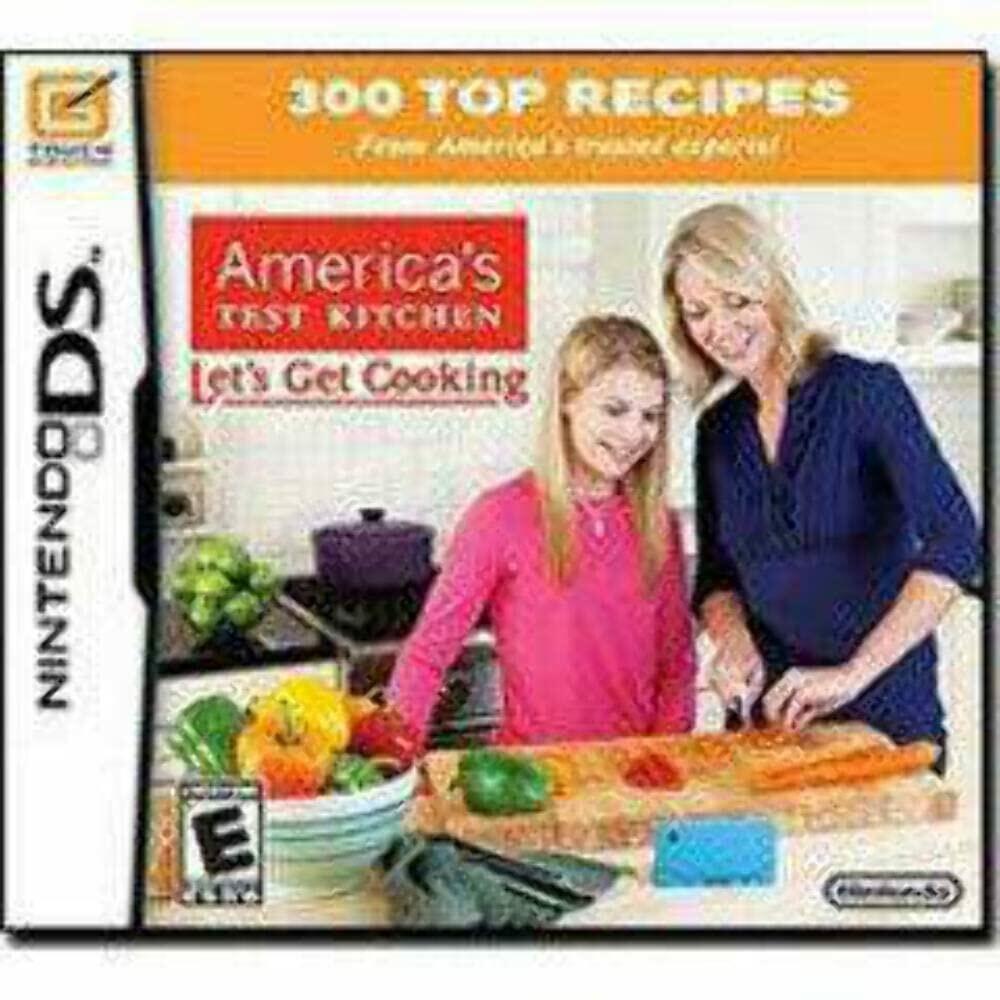 America's Test Kitchen Let's Get Cooking Nintendo DS Complete - Excellent