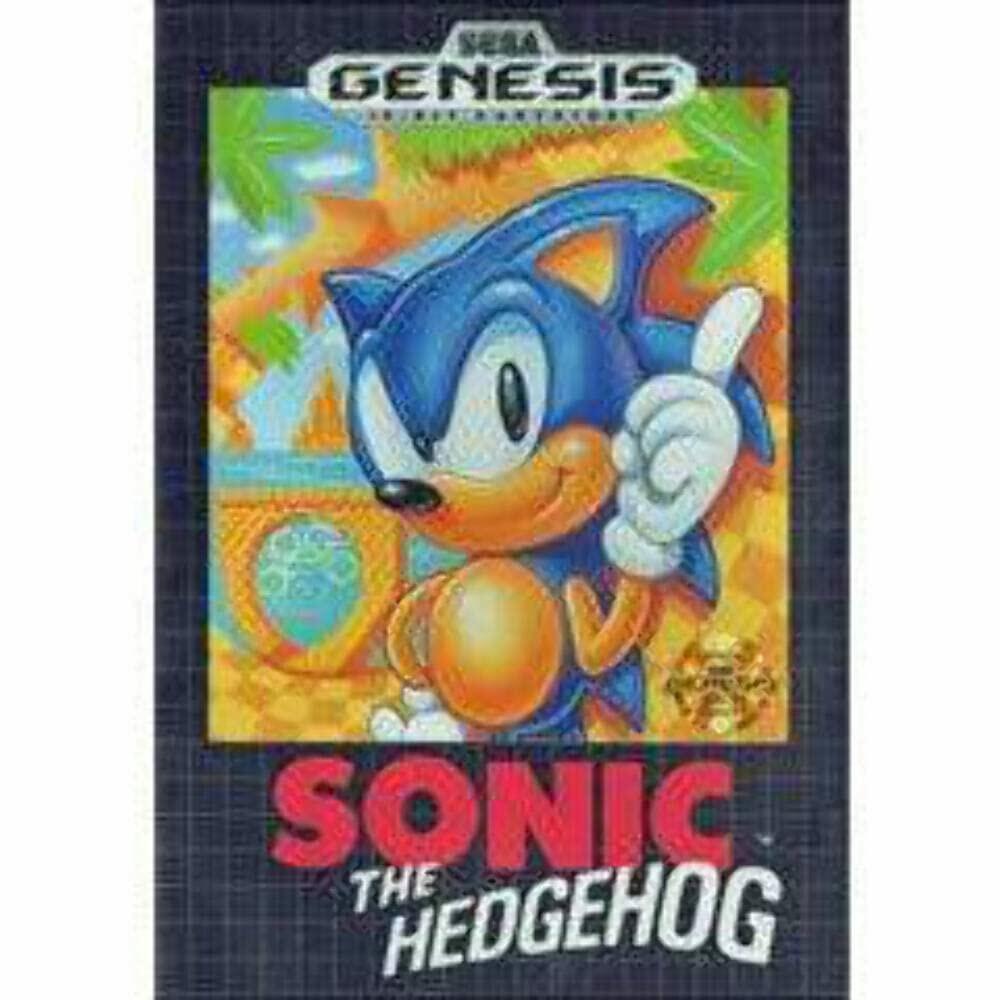 Sonic The Hedgehog Sega Genesis NFRS Complete - Refurbished