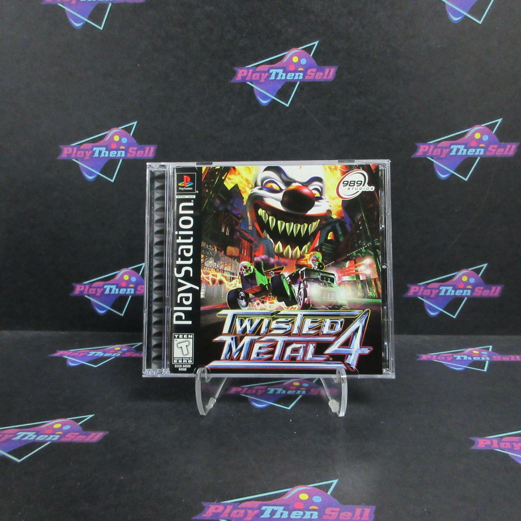 Twisted Metal 4 PS1 PlayStation 1 + Reg Card Complete - Excellent