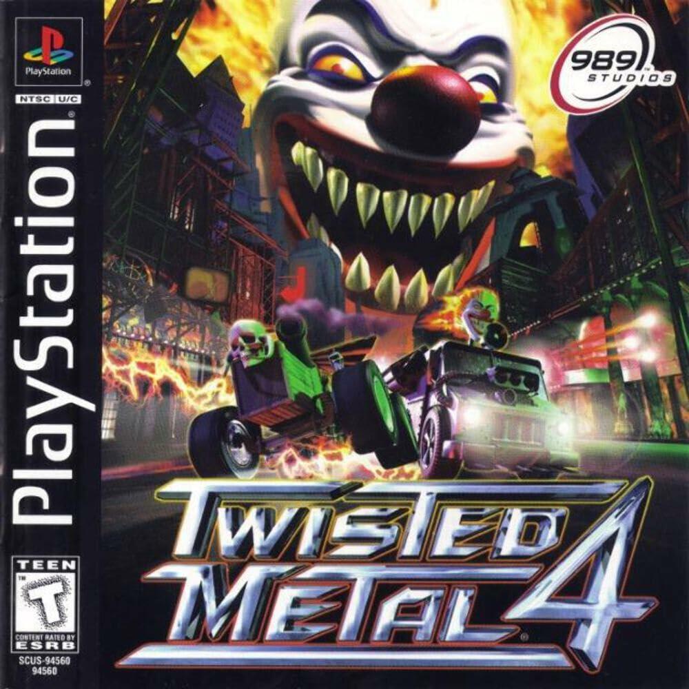 Twisted Metal 4 PS1 PlayStation 1 + Reg Card Complete - Excellent