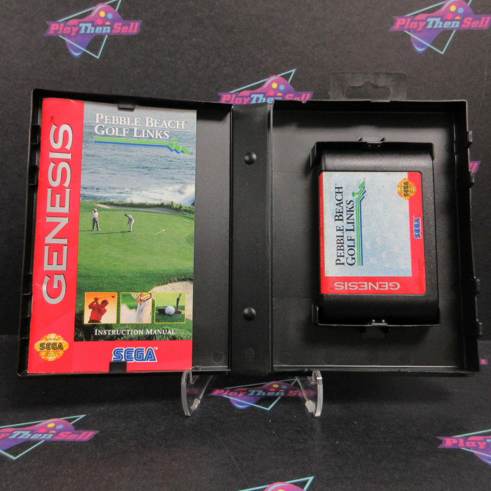 Pebble Beach Golf Links Sega Genesis Complete - Excellent
