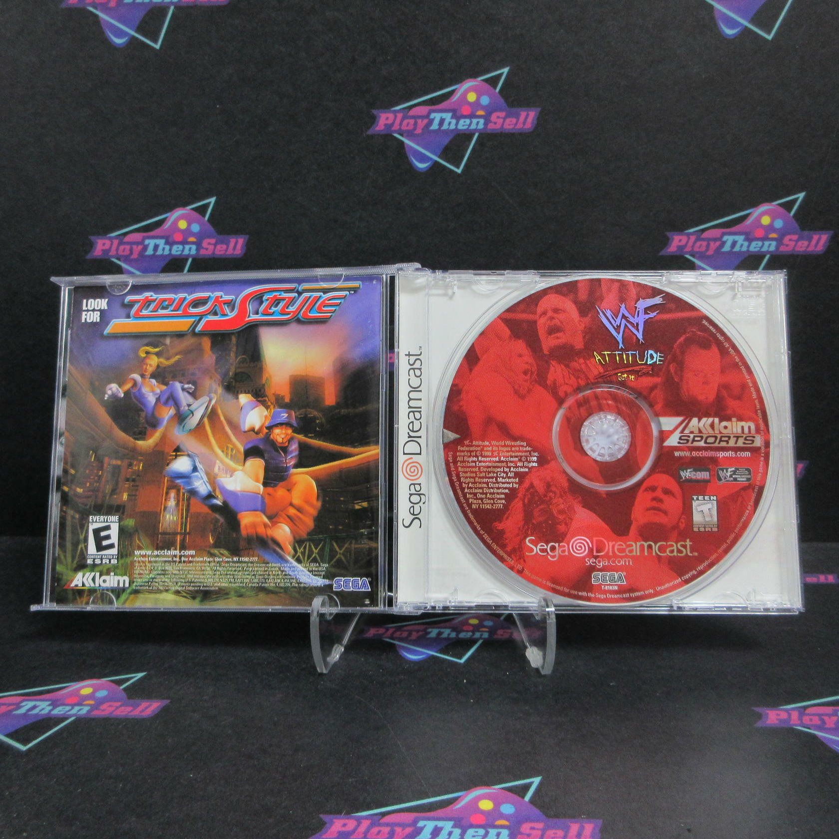 WWF Attitude Sega Dreamcast + Reg Card Complete - Excellent
