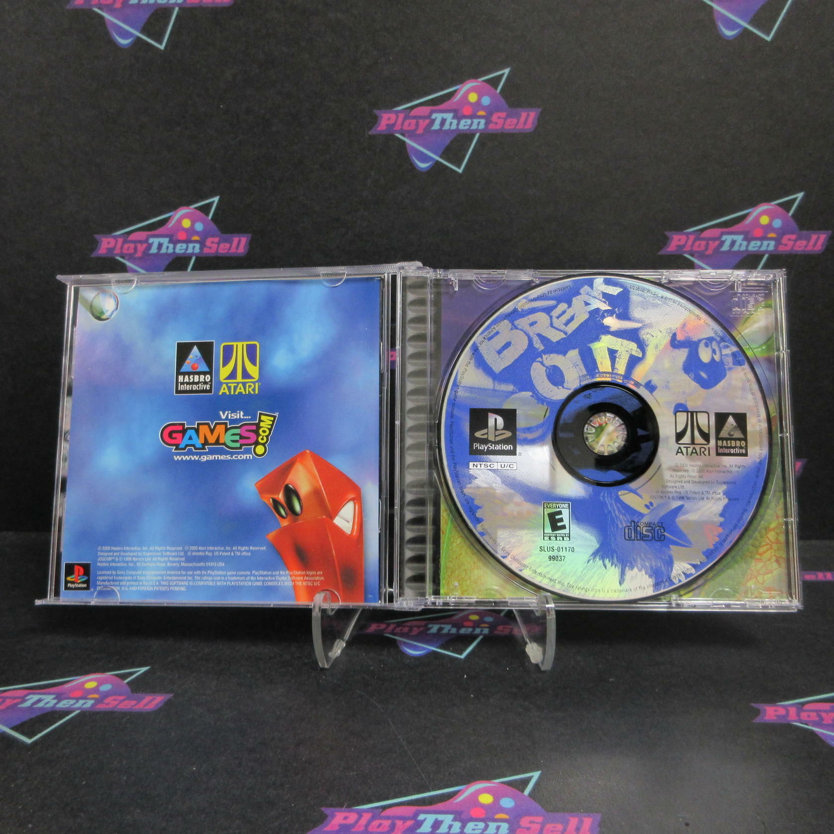 Breakout PS1 PlayStation 1 Complete - Excellent
