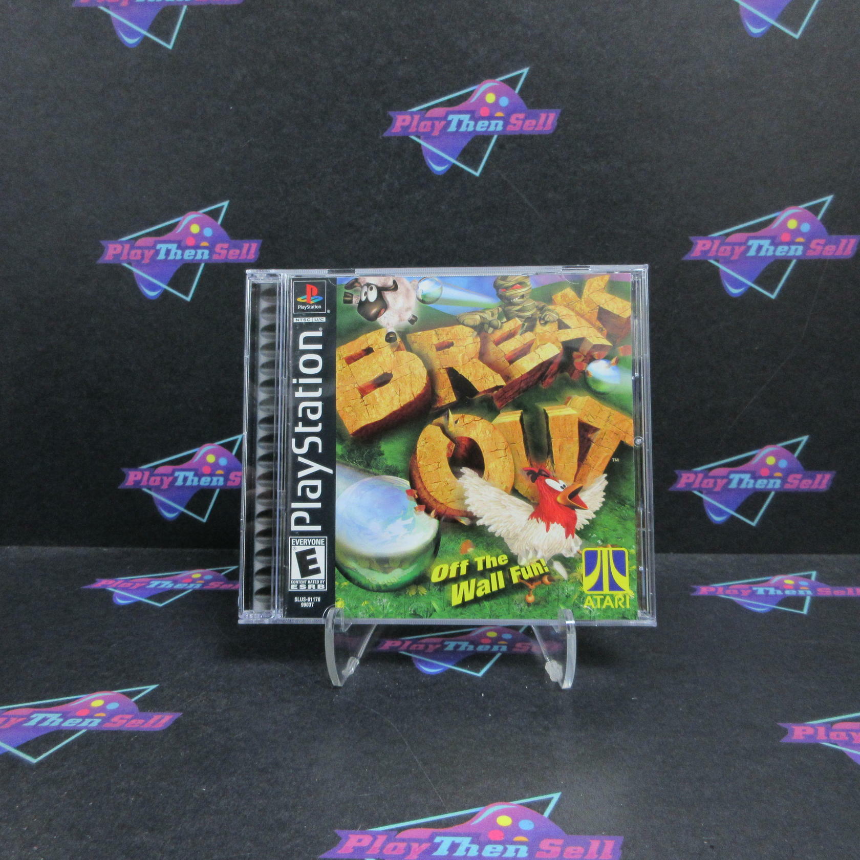 Breakout PS1 PlayStation 1 Complete - Excellent