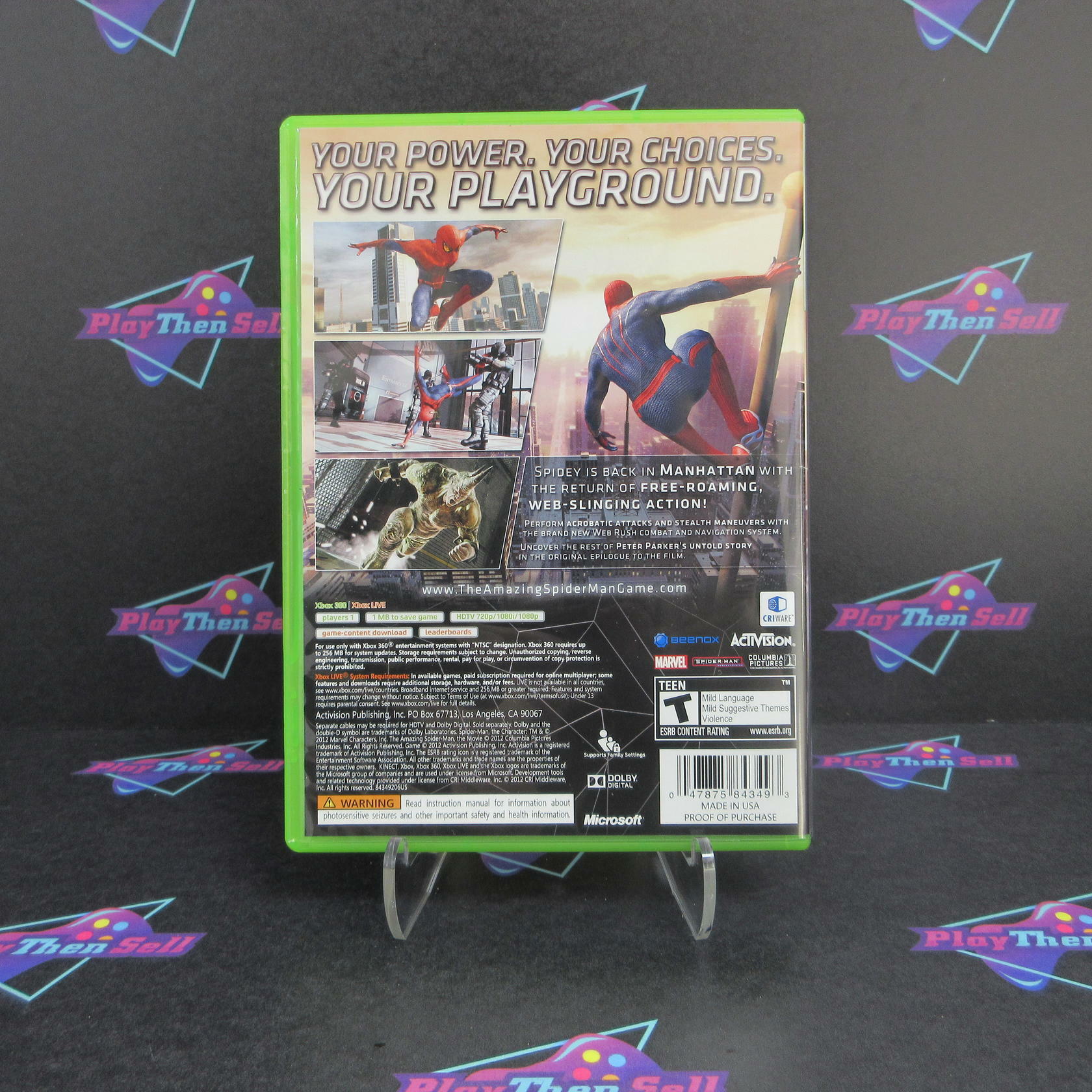 The Amazing Spider-Man Xbox 360 Complete - Excellent