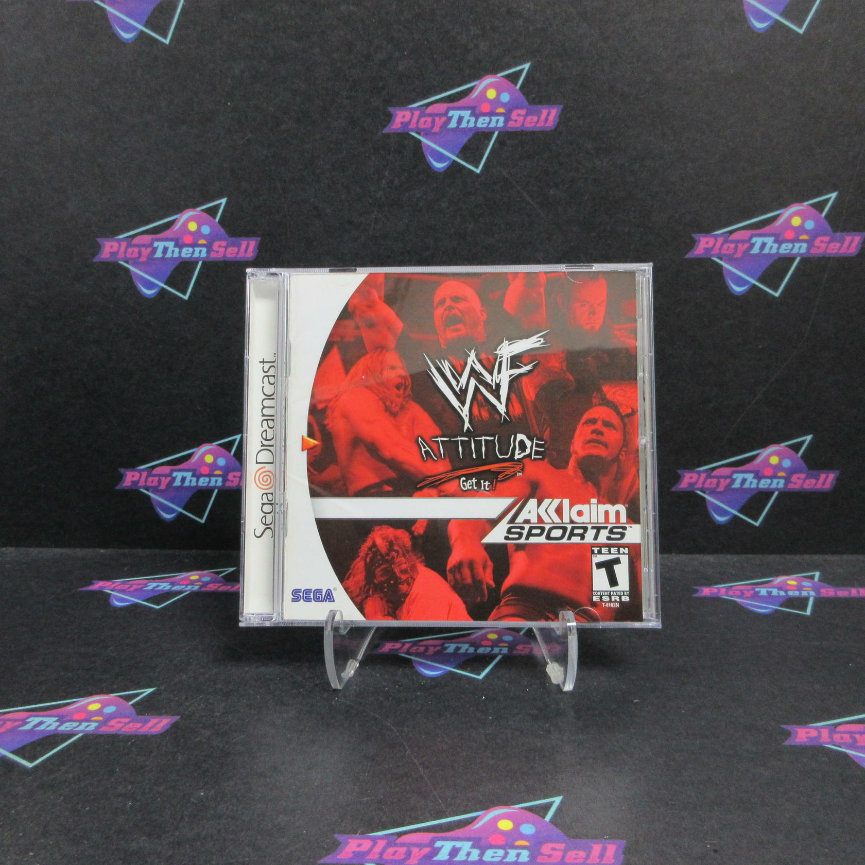WWF Attitude Sega Dreamcast + Reg Card Complete - Excellent
