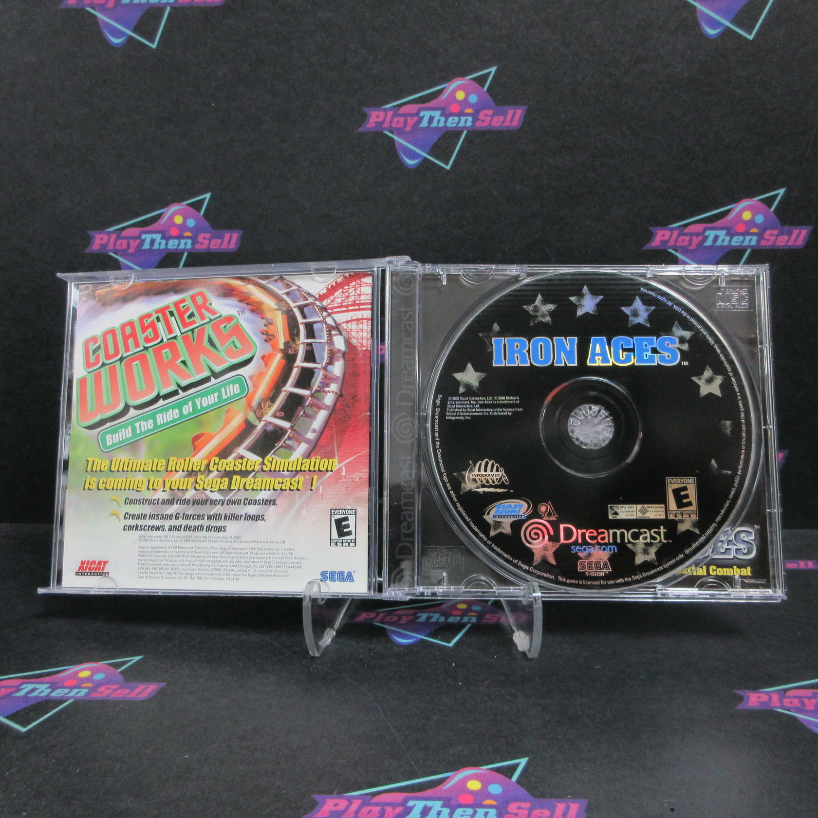 Iron Aces High Speed WWII Aerial Combat Sega Dreamcast Complete - Excellent