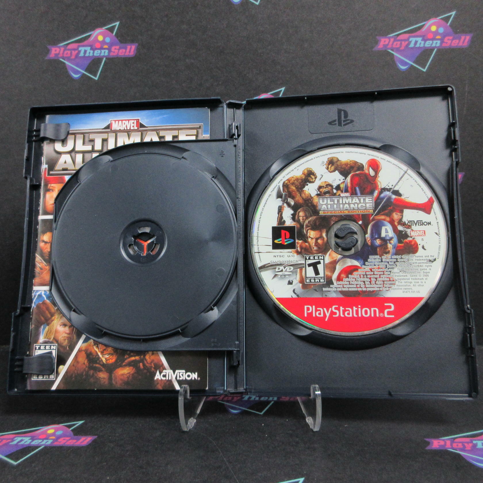 Marvel Ultimate Alliance Special Edition PS2 PlayStation 2 GH + Bonus Disc CIB - Excellent