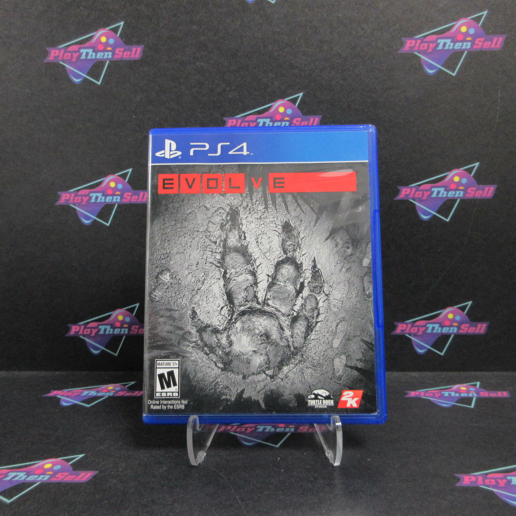 Evolve PS4 PlayStation 4 + Sleeve Complete - Excellent