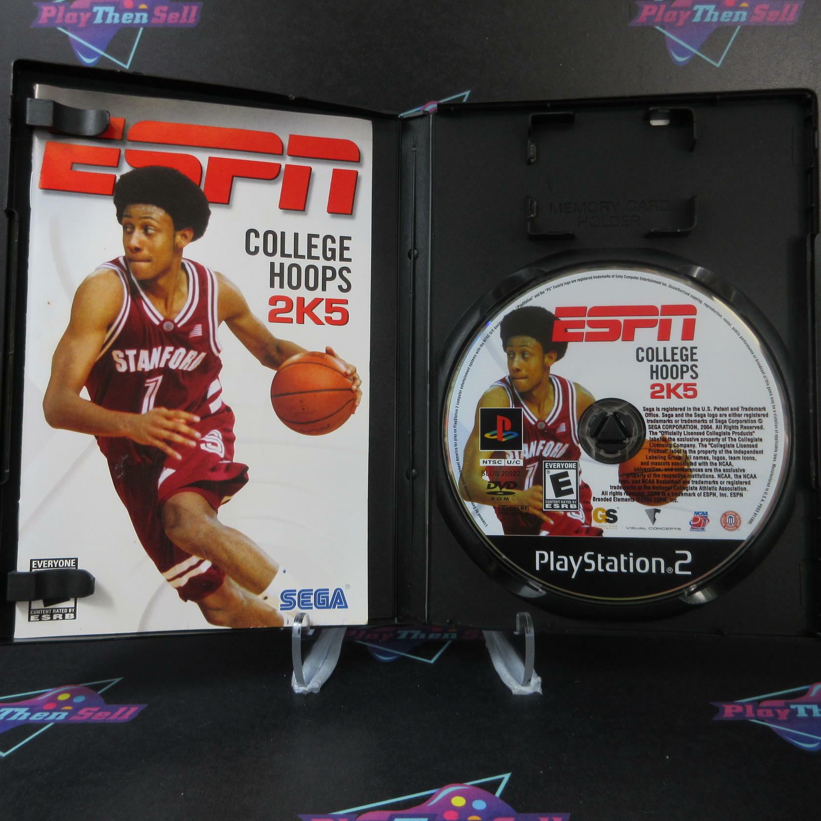 ESPN College Hoops 2K5 PS2 PlayStation 2 + Reg Card Complete - Excellent