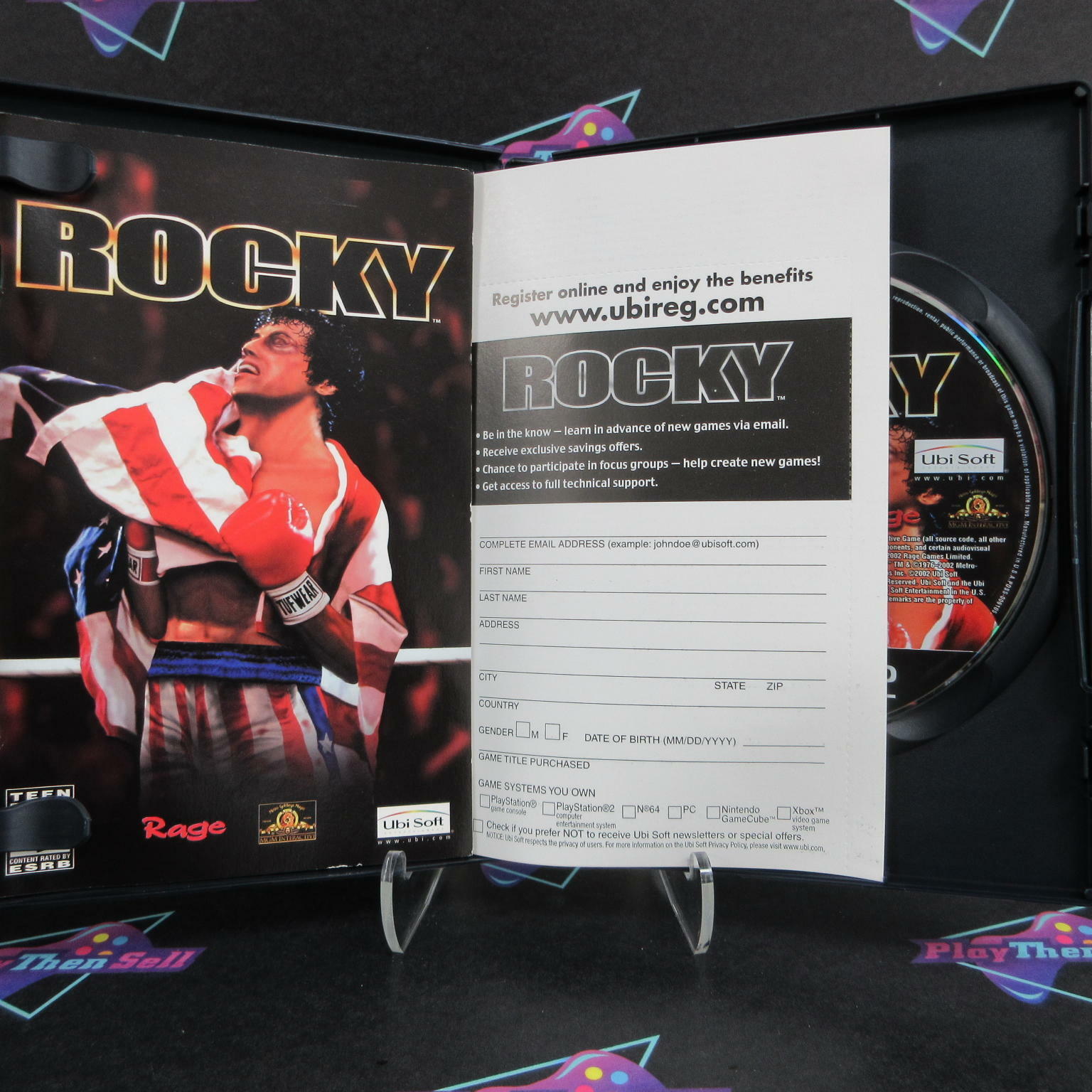 Rocky PS2 PlayStation 2 + Reg Card Complete - Excellent