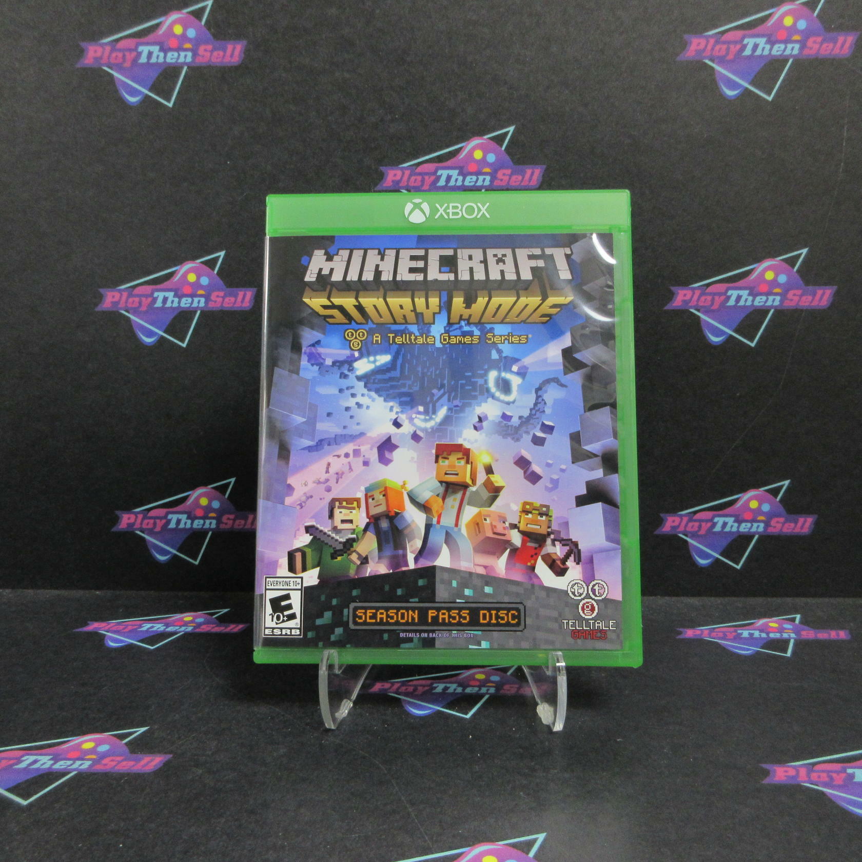 Minecraft Story Mode Season Pass Disc Xbox One Complete - Refurbished