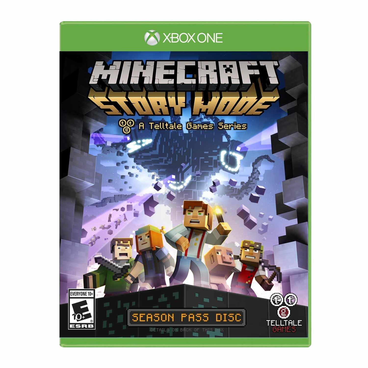 Minecraft Story Mode Season Pass Disc Xbox One Complete - Refurbished