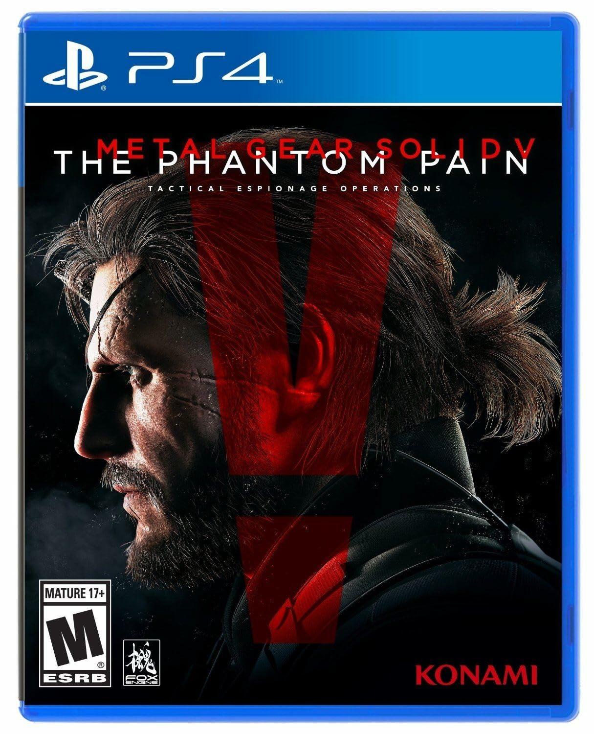 Metal Gear Solid V The Phantom Pain Day One PS4 PlayStation 4 + Map Complete - Excellent
