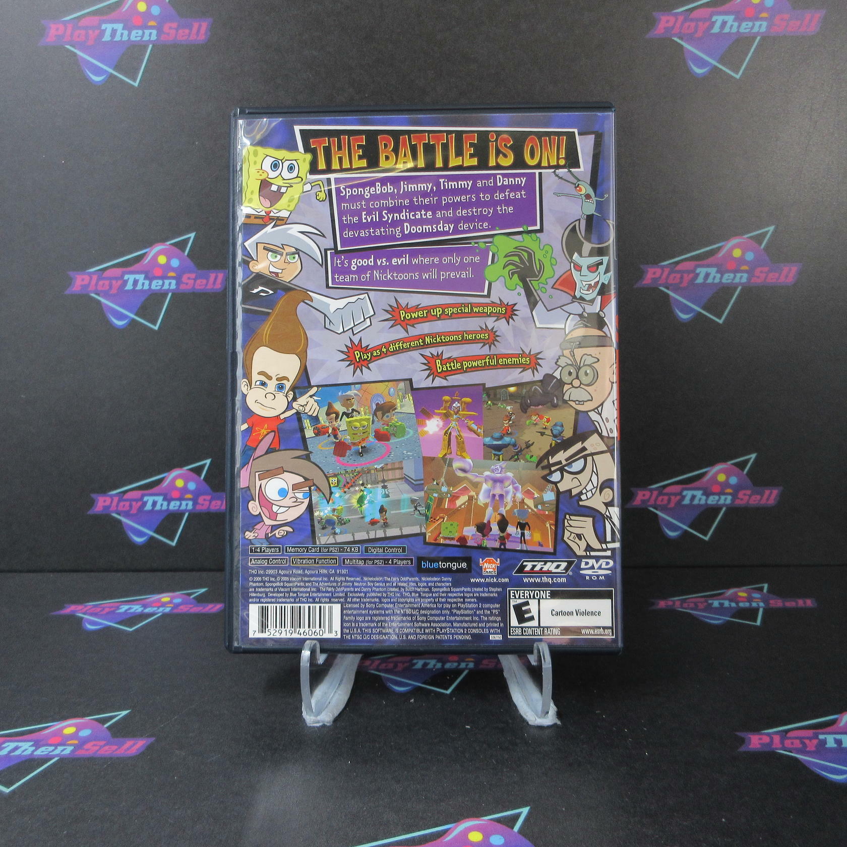 Nicktoons Unite PS2 PlayStation 2 Complete - Excellent
