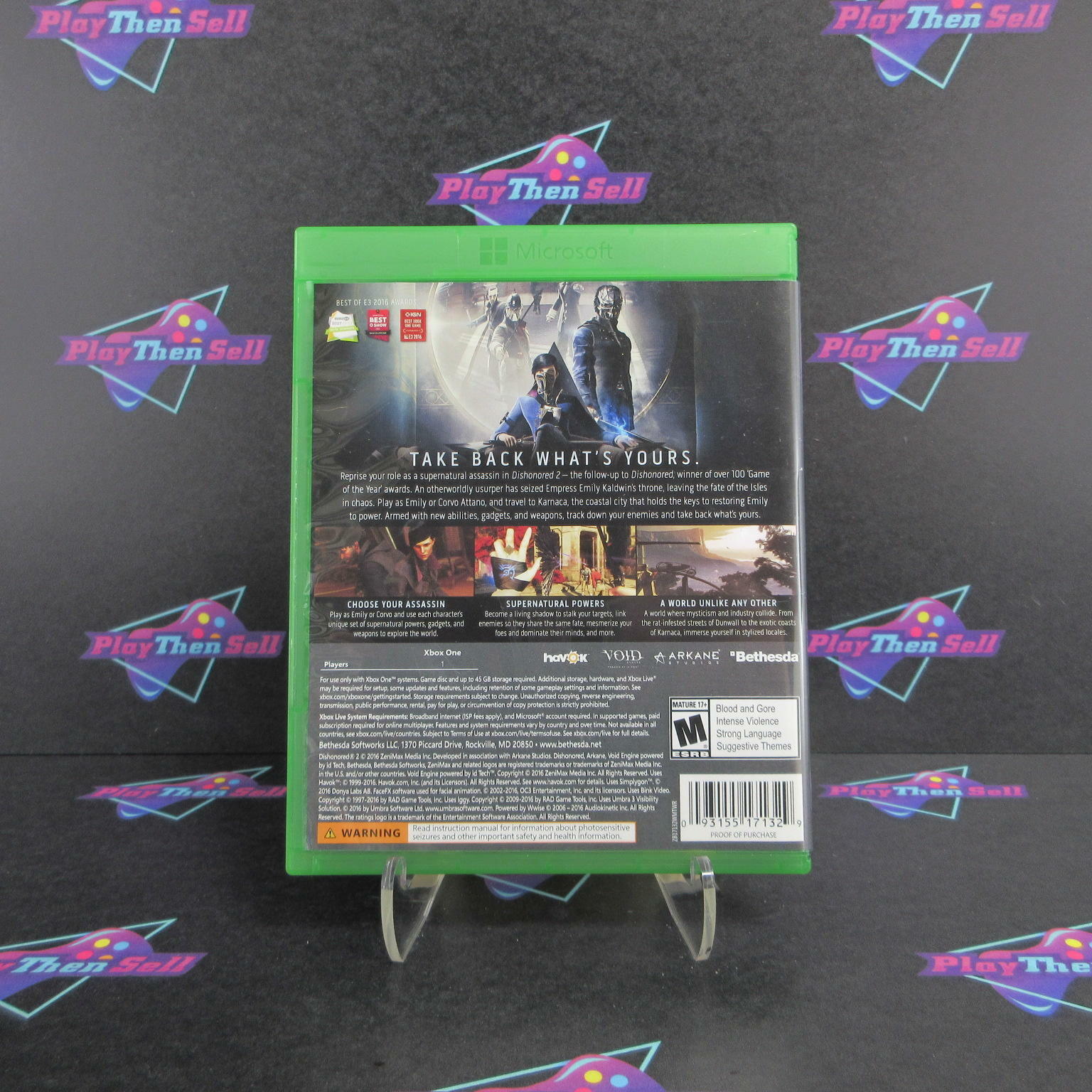 Dishonored 2 Xbox One Complete - Refurbished