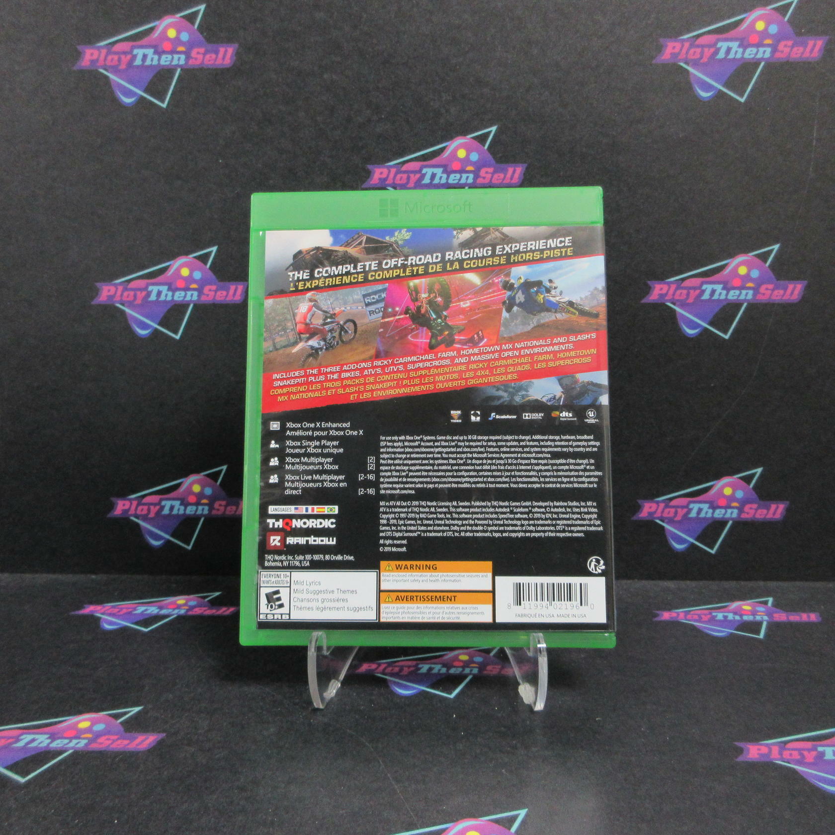 Mx Vs ATV All Out Anniversary Edition Xbox One Complete - Refurbished