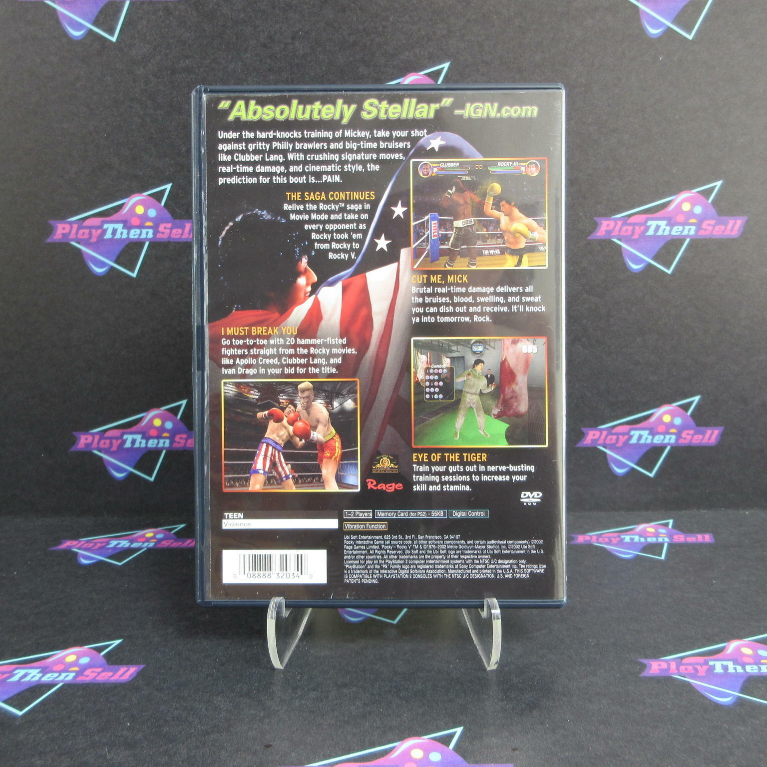 Rocky PS2 PlayStation 2 + Reg Card Complete - Excellent