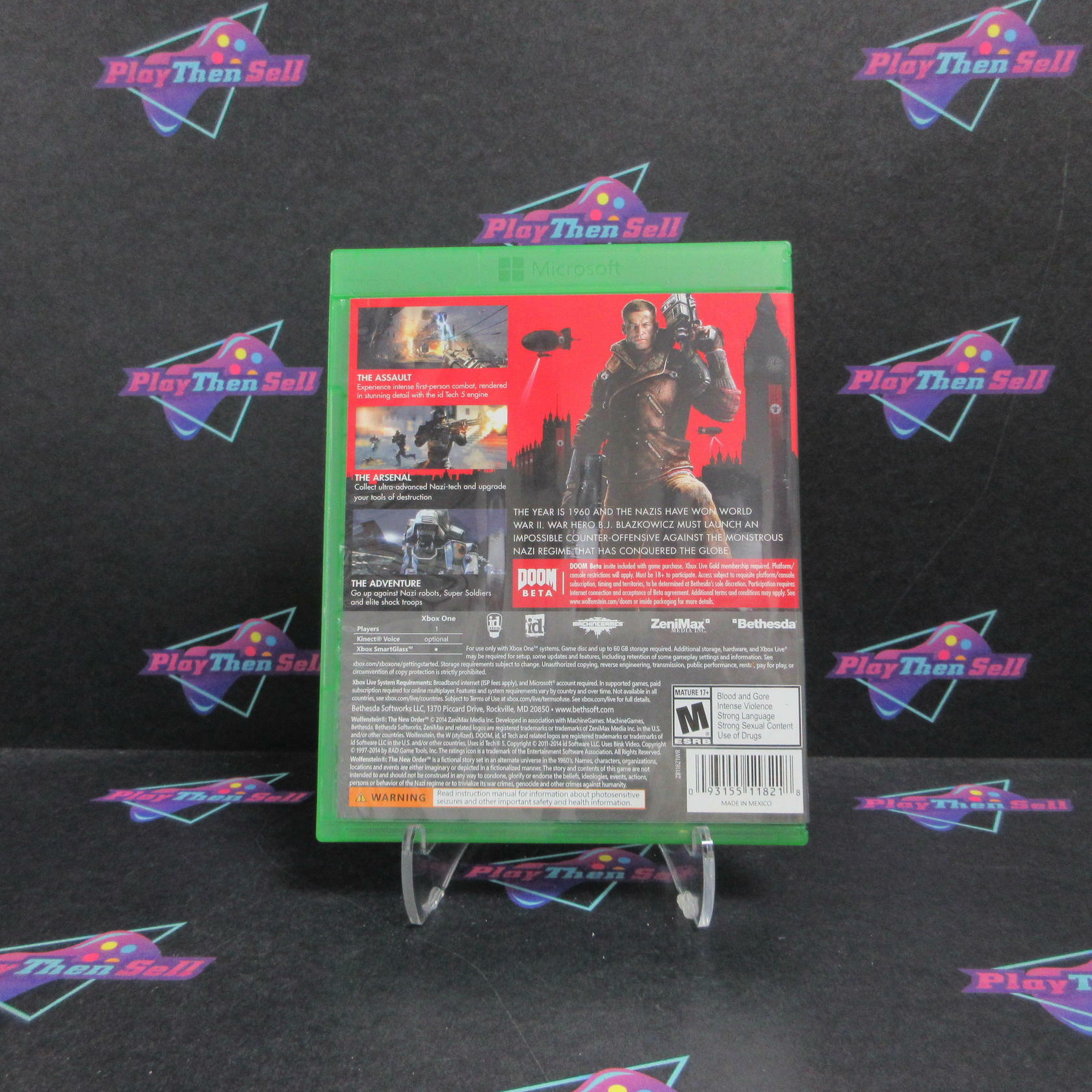 Wolfenstein The New Order Xbox One Complete - Refurbished