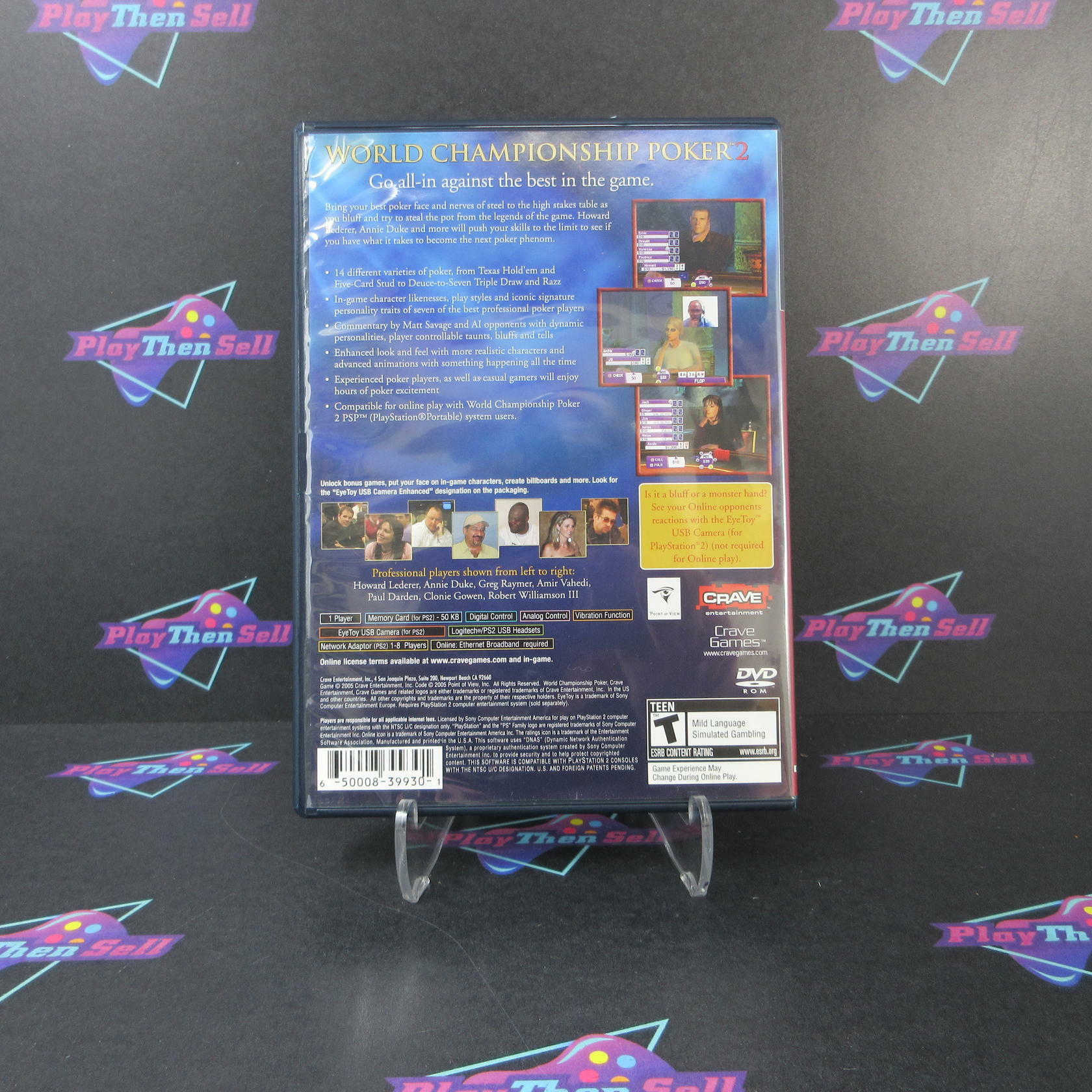 World Championship Poker 2 PS2 PlayStation 2 Complete - Excellent