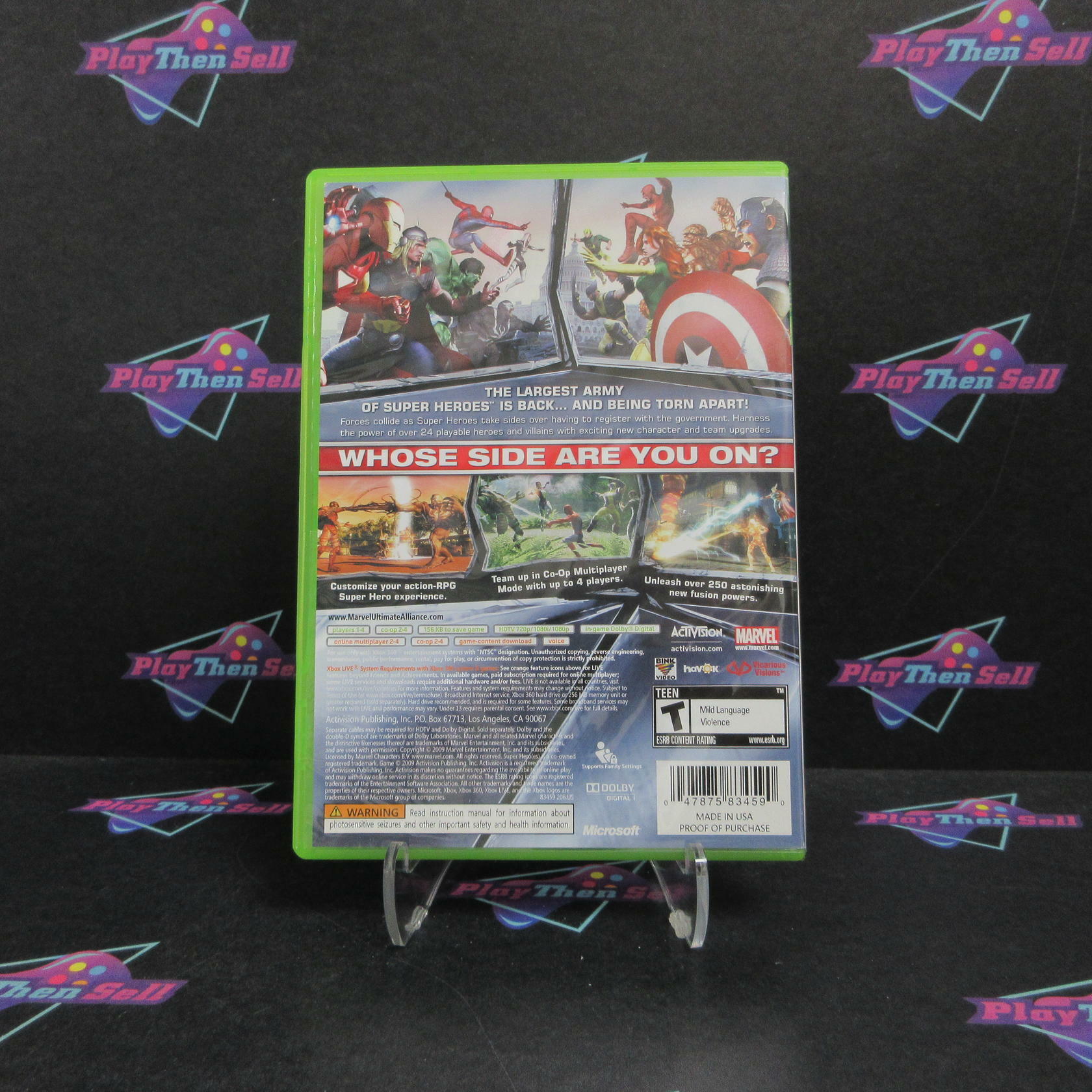 Marvel Ultimate Alliance 2 Xbox 360 + Comic Complete - Excellent